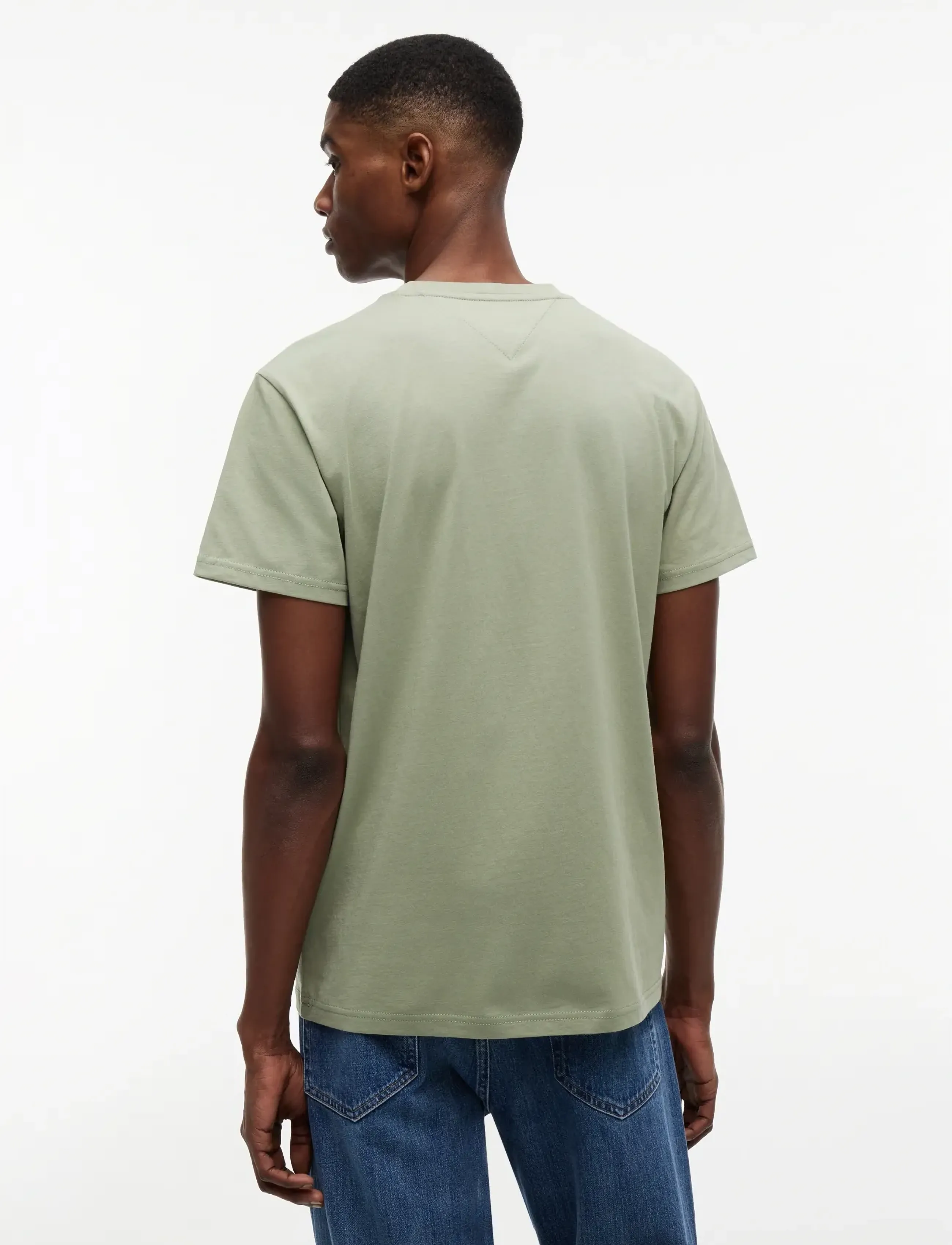 Tommy Jeans - TJM SLIM GRAPHIC TEE EXT - short-sleeved t-shirts - spring olive - 2