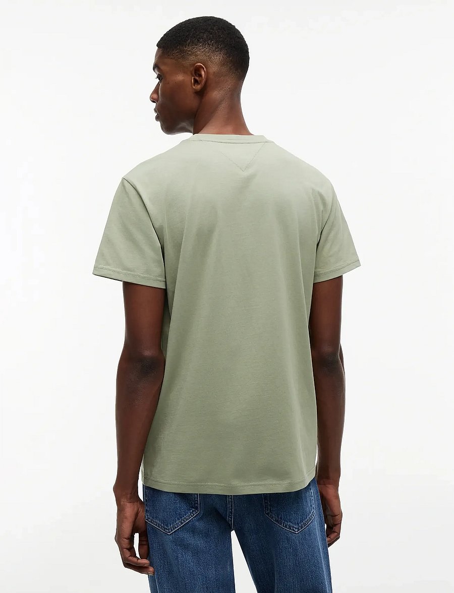 Tommy Jeans - TJM SLIM GRAPHIC TEE EXT - short-sleeved t-shirts - spring olive - 2