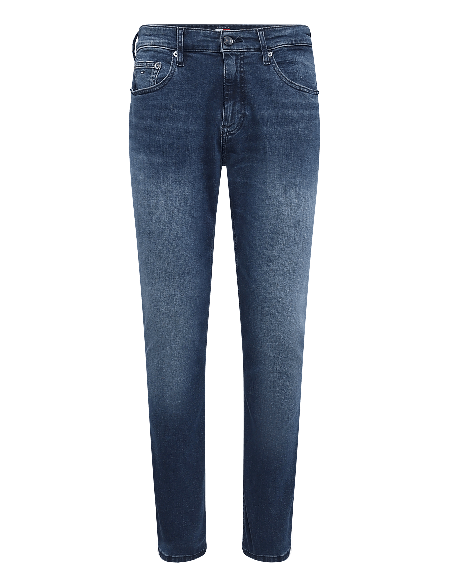 Tommy Jeans - SCANTON SLIM DJ1268 - kitsad teksad - denim blue black - 1
