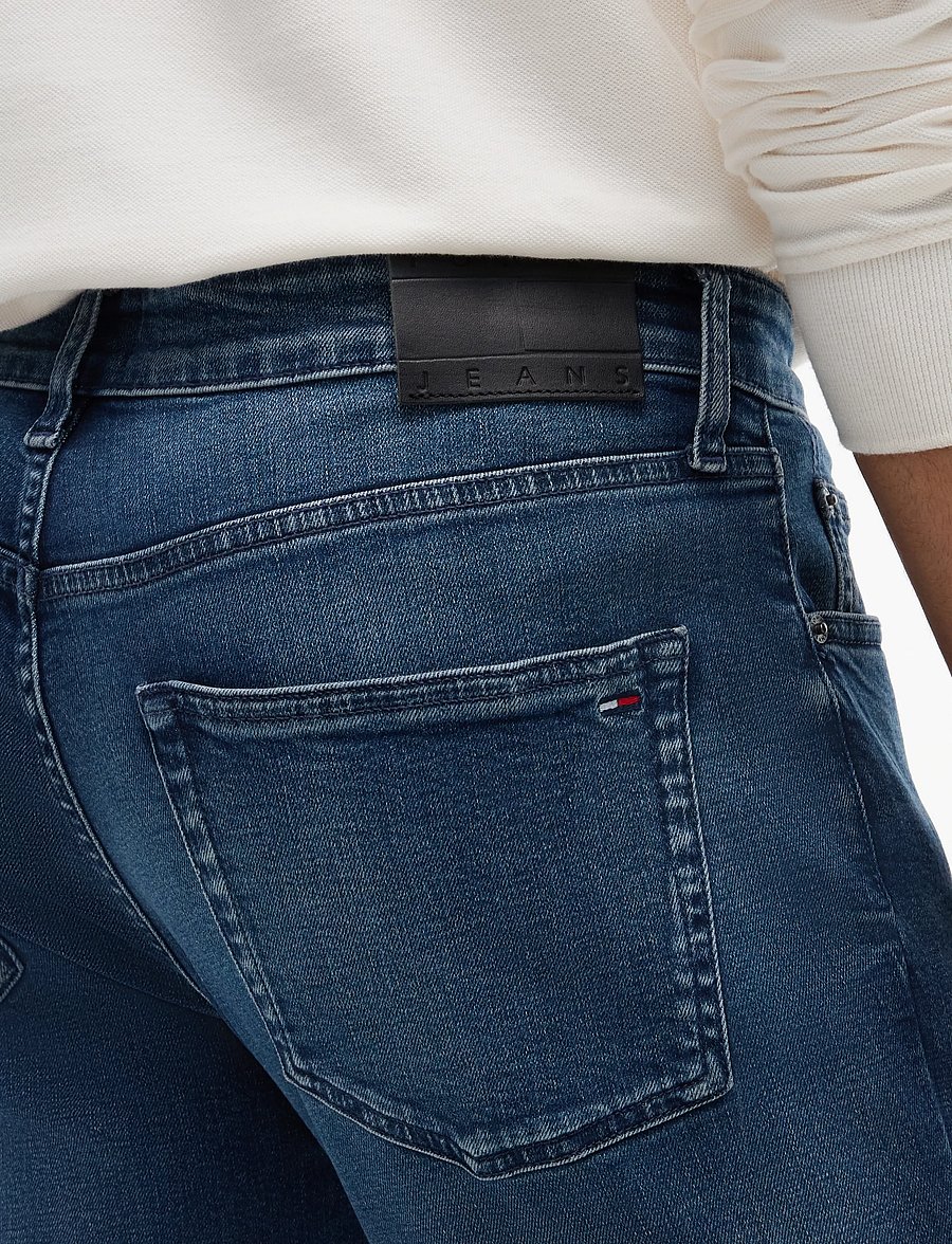 Tommy Jeans - SCANTON SLIM DJ1268 - kitsad teksad - denim blue black - 5