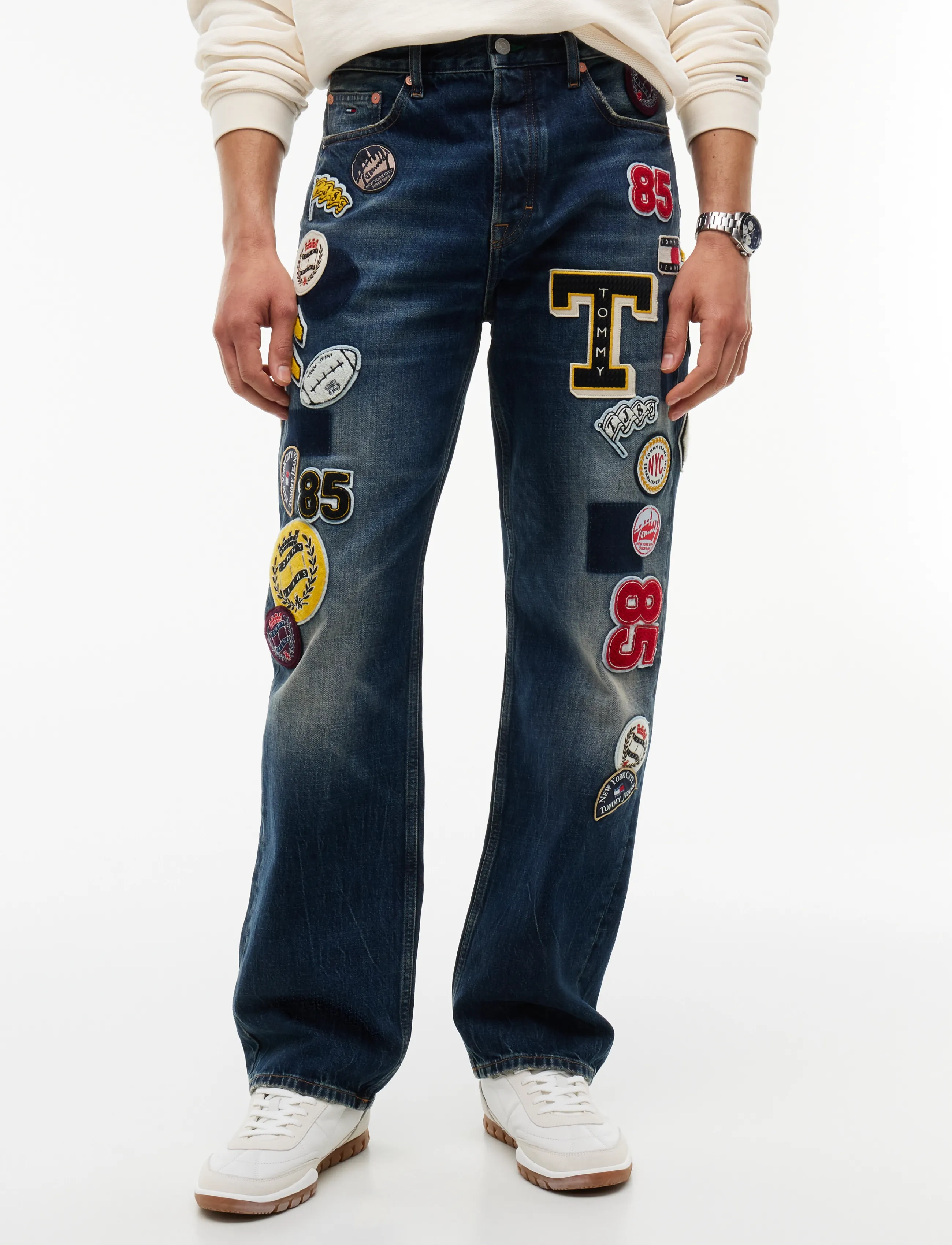 Tommy Jeans - OTIS STRAIGHT DJ2058 - normale jeans - denim dark - 0