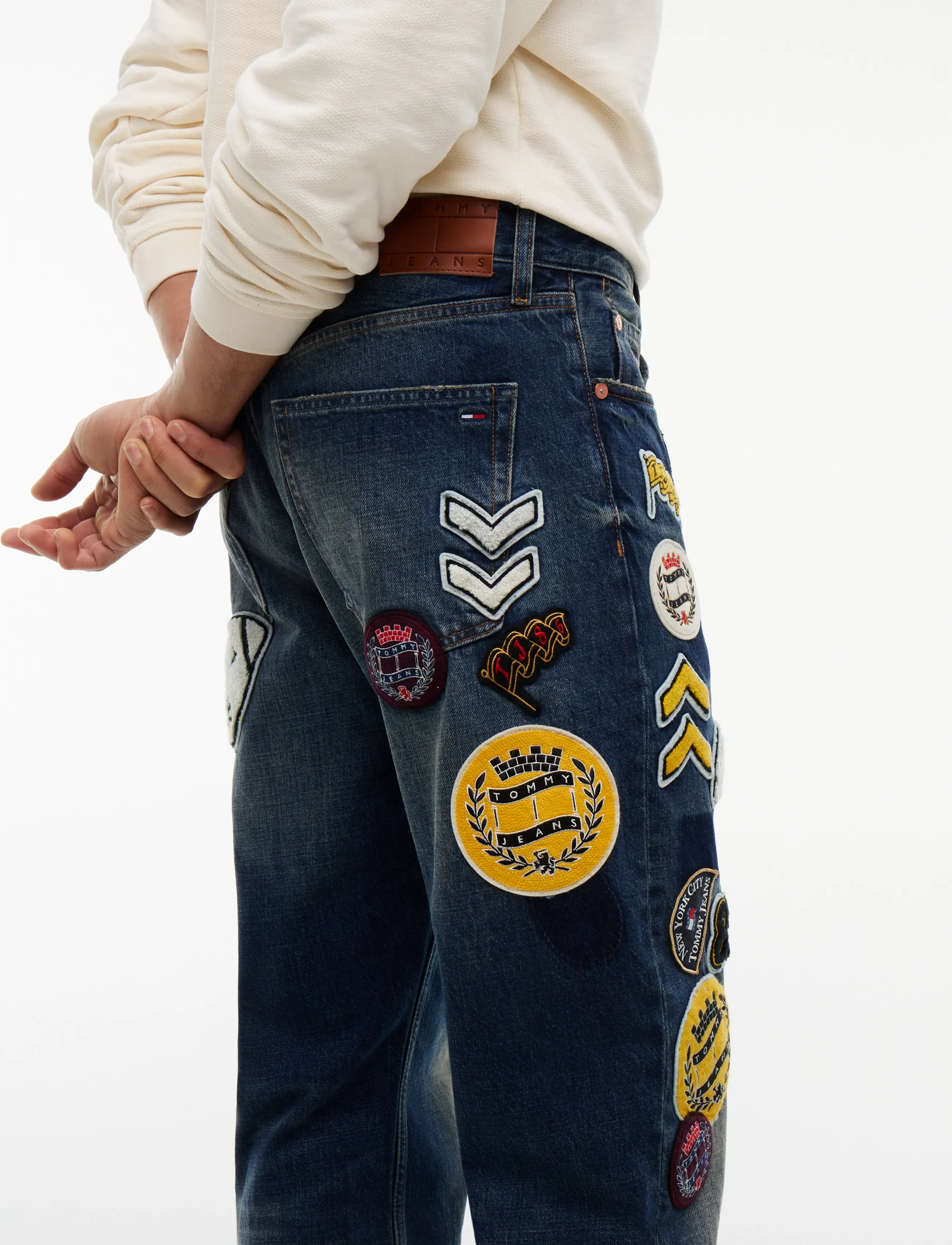 Tommy Jeans - OTIS STRAIGHT DJ2058 - normale jeans - denim dark - 4