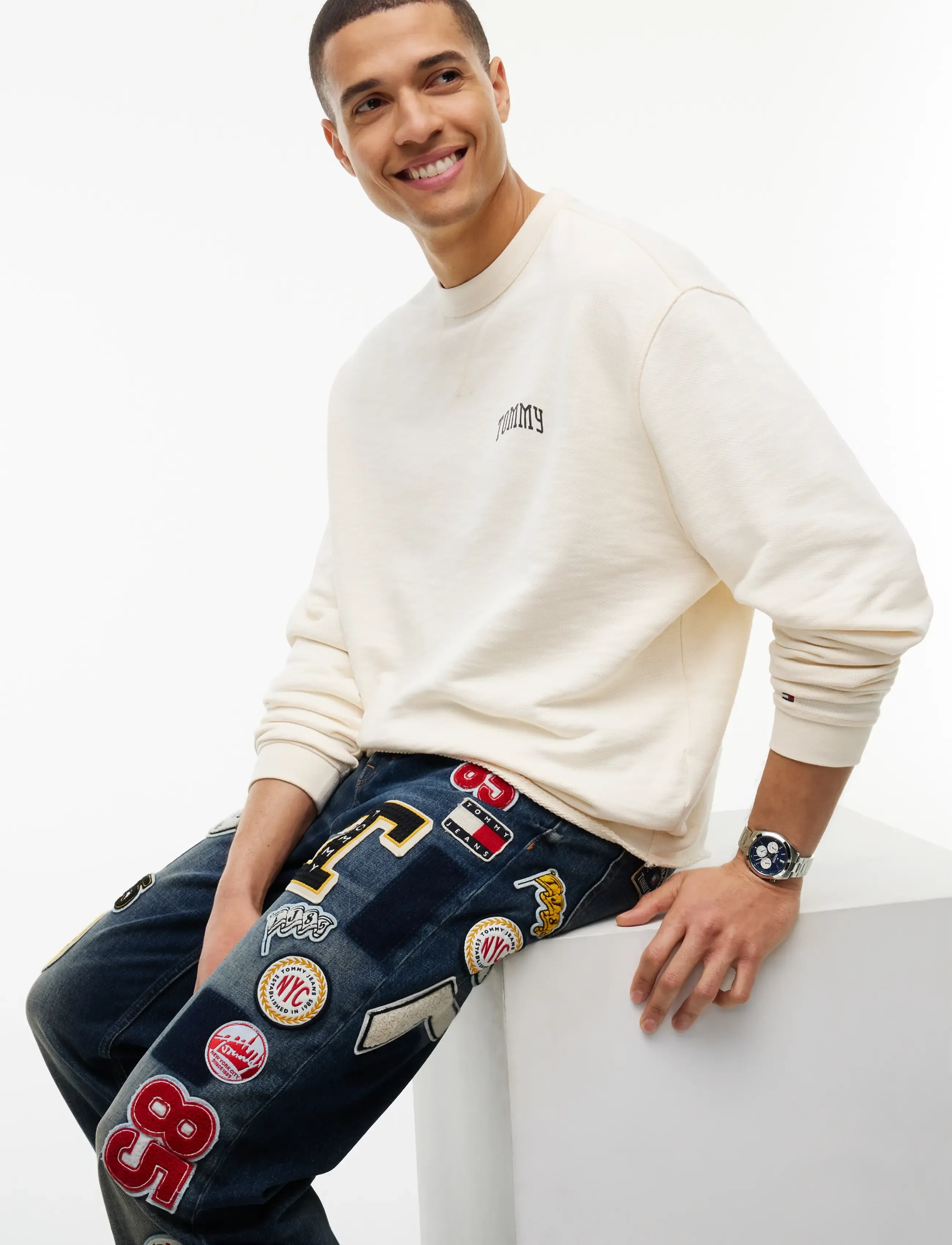 Tommy Jeans - OTIS STRAIGHT DJ2058 - normale jeans - denim dark - 5