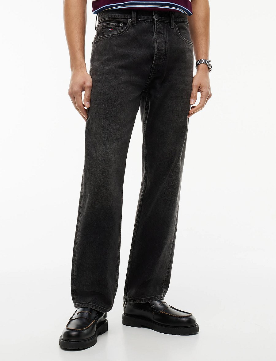 Tommy Jeans - OTIS STRAIGHT DJA180 - regular jeans - denim black - 0