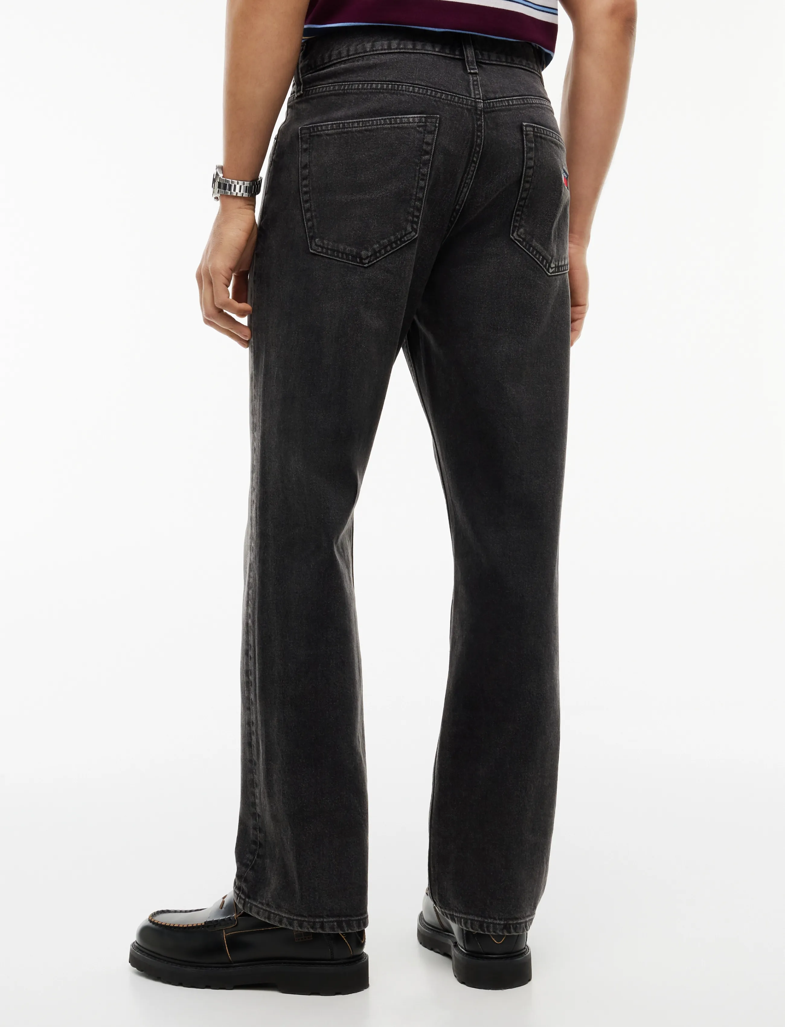 Tommy Jeans - OTIS STRAIGHT DJA180 - regular jeans - denim black - 3