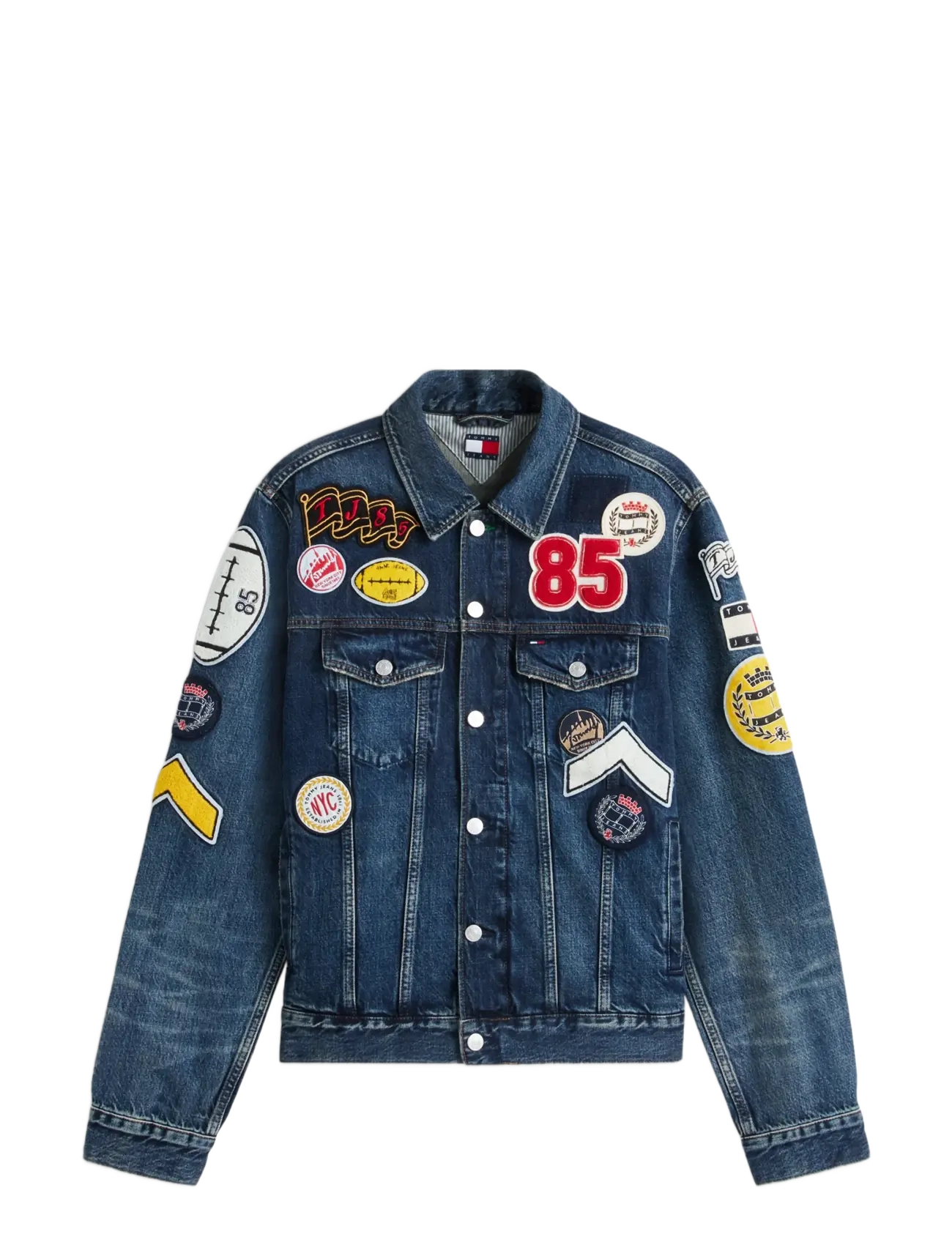 Tommy Jeans - RYAN REGULAR TRUCKER DJ2058 - ofodrade jeansjackor - denim dark - 1