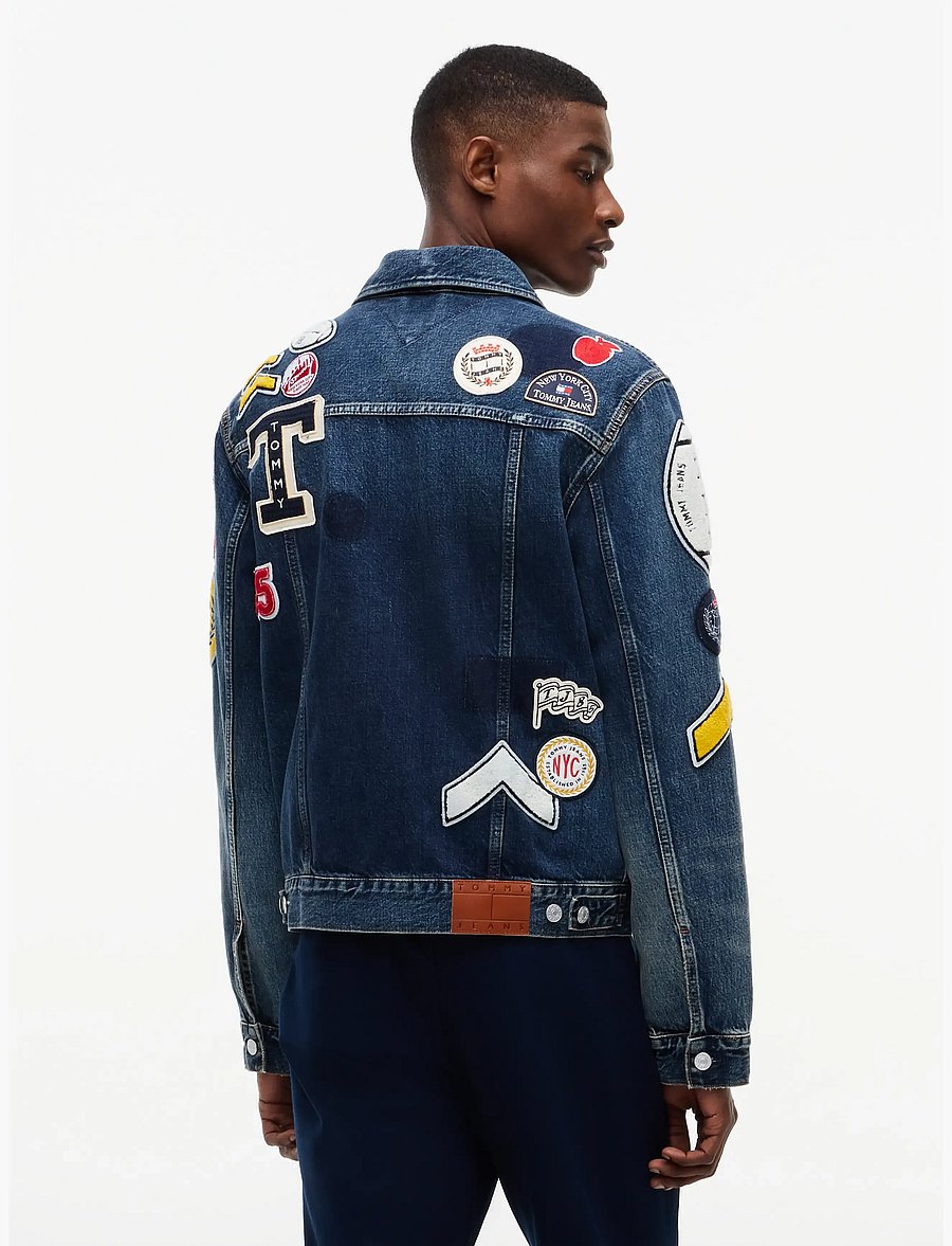 Tommy Jeans - RYAN REGULAR TRUCKER DJ2058 - ofodrade jeansjackor - denim dark - 2