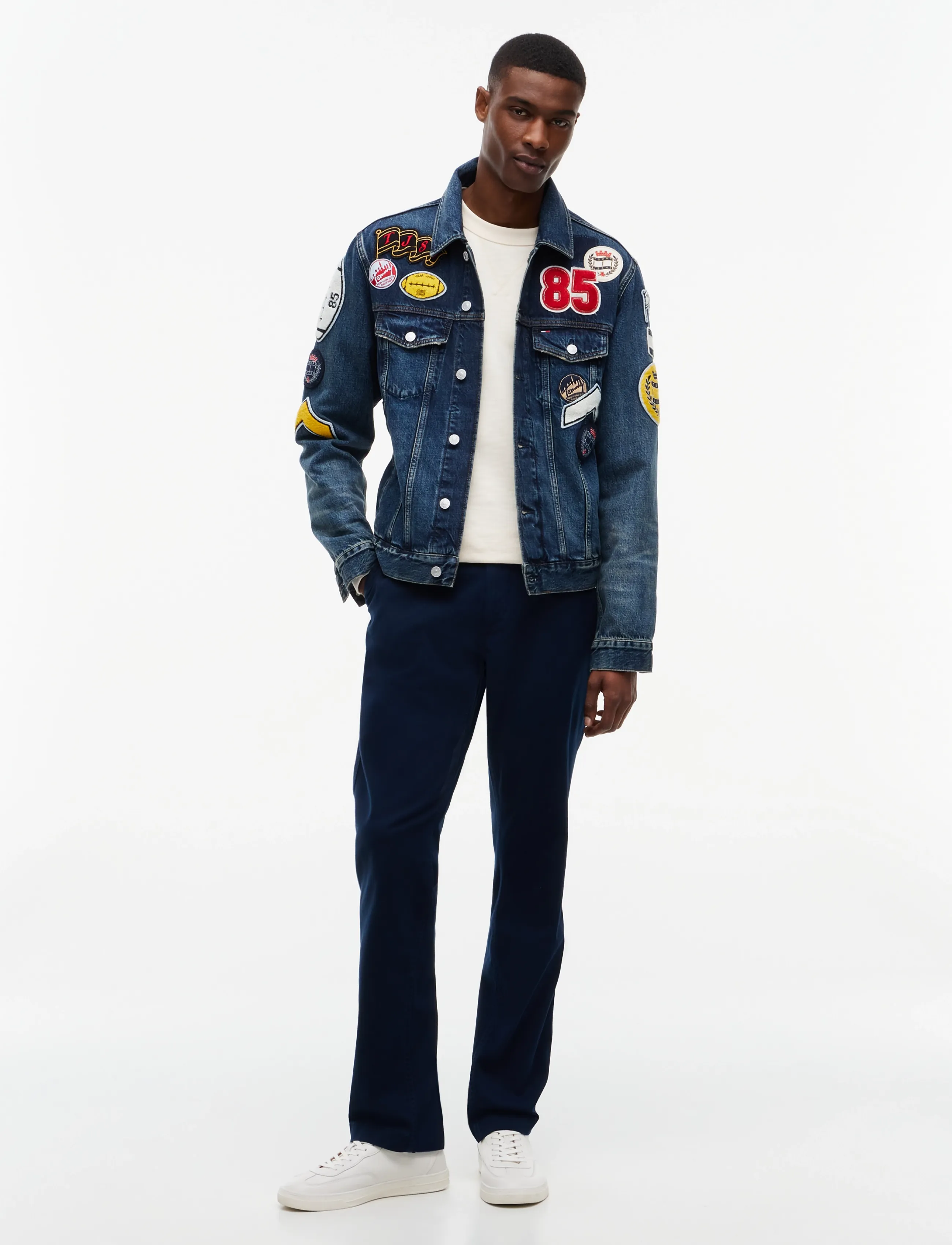 Tommy Jeans - RYAN REGULAR TRUCKER DJ2058 - ofodrade jeansjackor - denim dark - 4