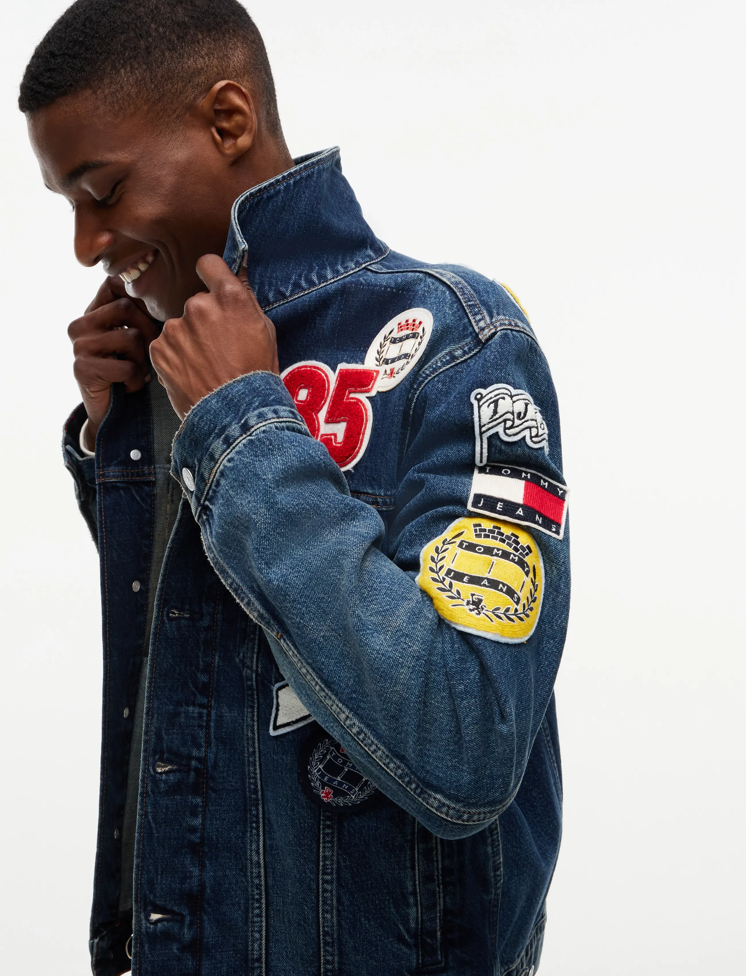 Tommy Jeans - RYAN REGULAR TRUCKER DJ2058 - ofodrade jeansjackor - denim dark - 5