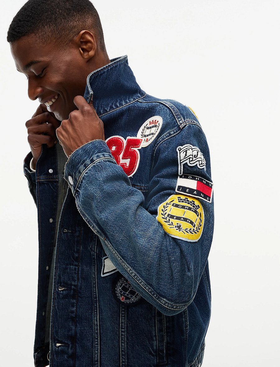 Tommy Jeans - RYAN REGULAR TRUCKER DJ2058 - ofodrade jeansjackor - denim dark - 5