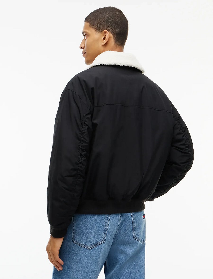 Tommy Jeans - TJM FLAG AVIATOR JACKET - herbstjacken - black - 2