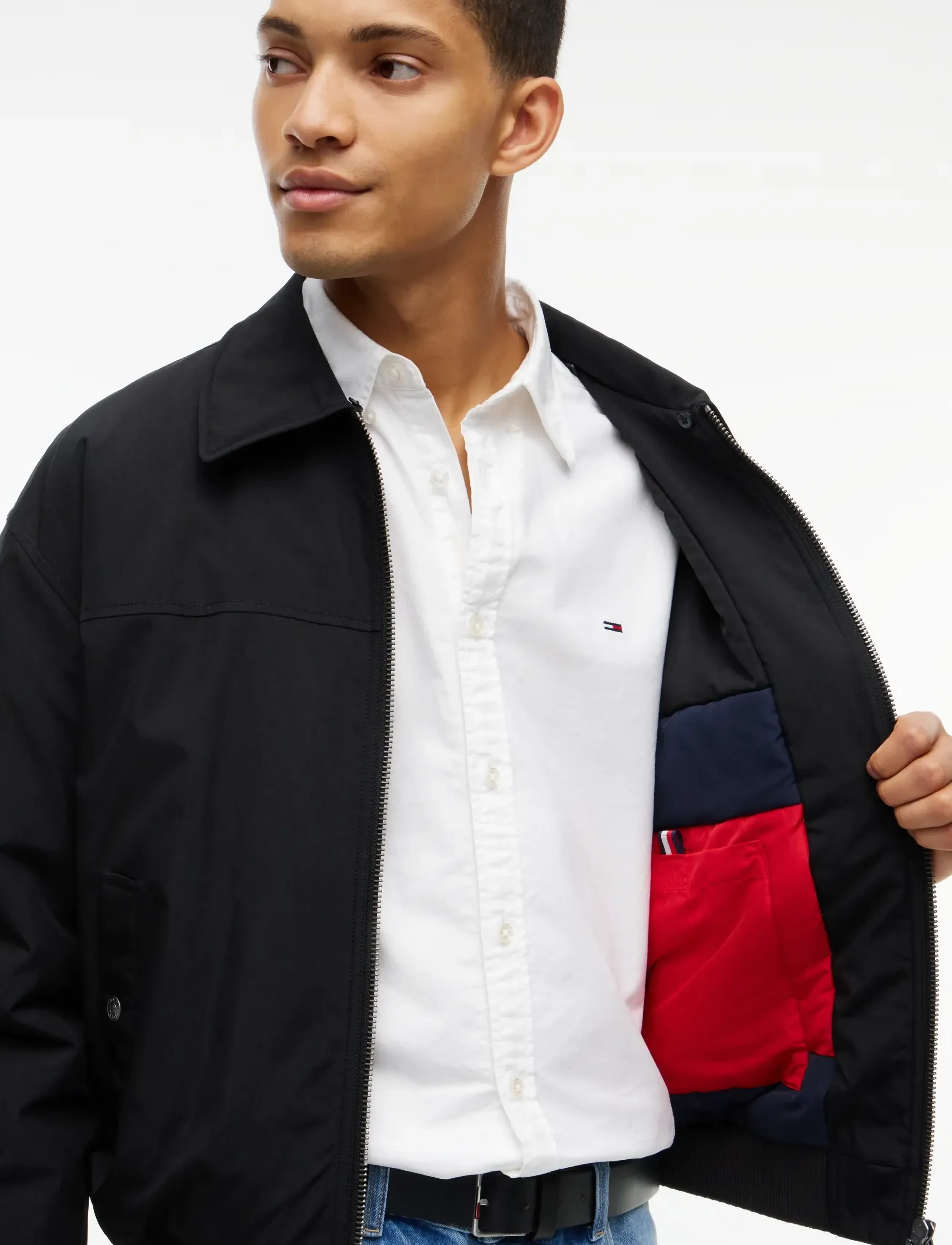 Tommy Jeans - TJM FLAG AVIATOR JACKET - herbstjacken - black - 3