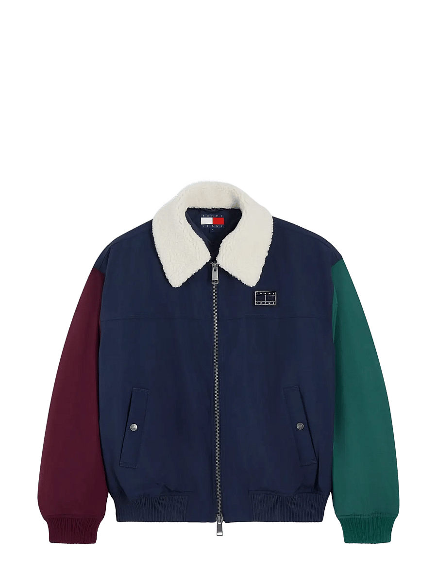 Tommy Jeans - TJM FLAG AVIATOR JACKET - herbstjacken - dark blue multi - 0