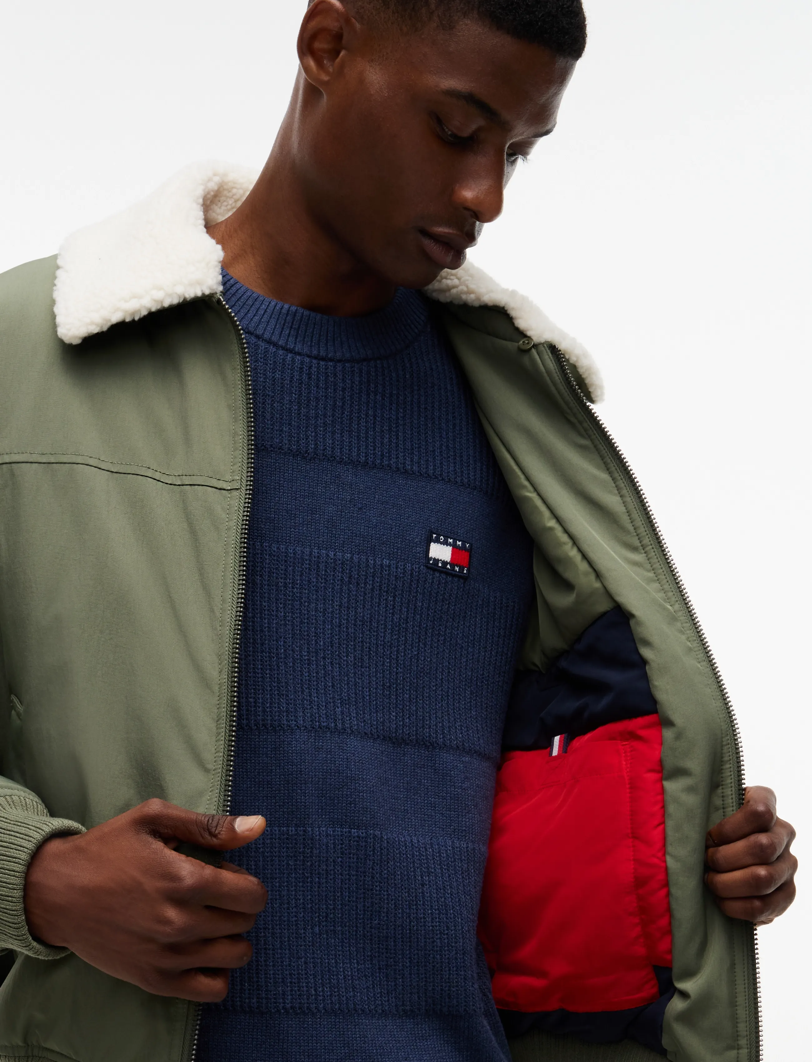 Tommy Jeans - TJM FLAG AVIATOR JACKET - rocky mountain - 3
