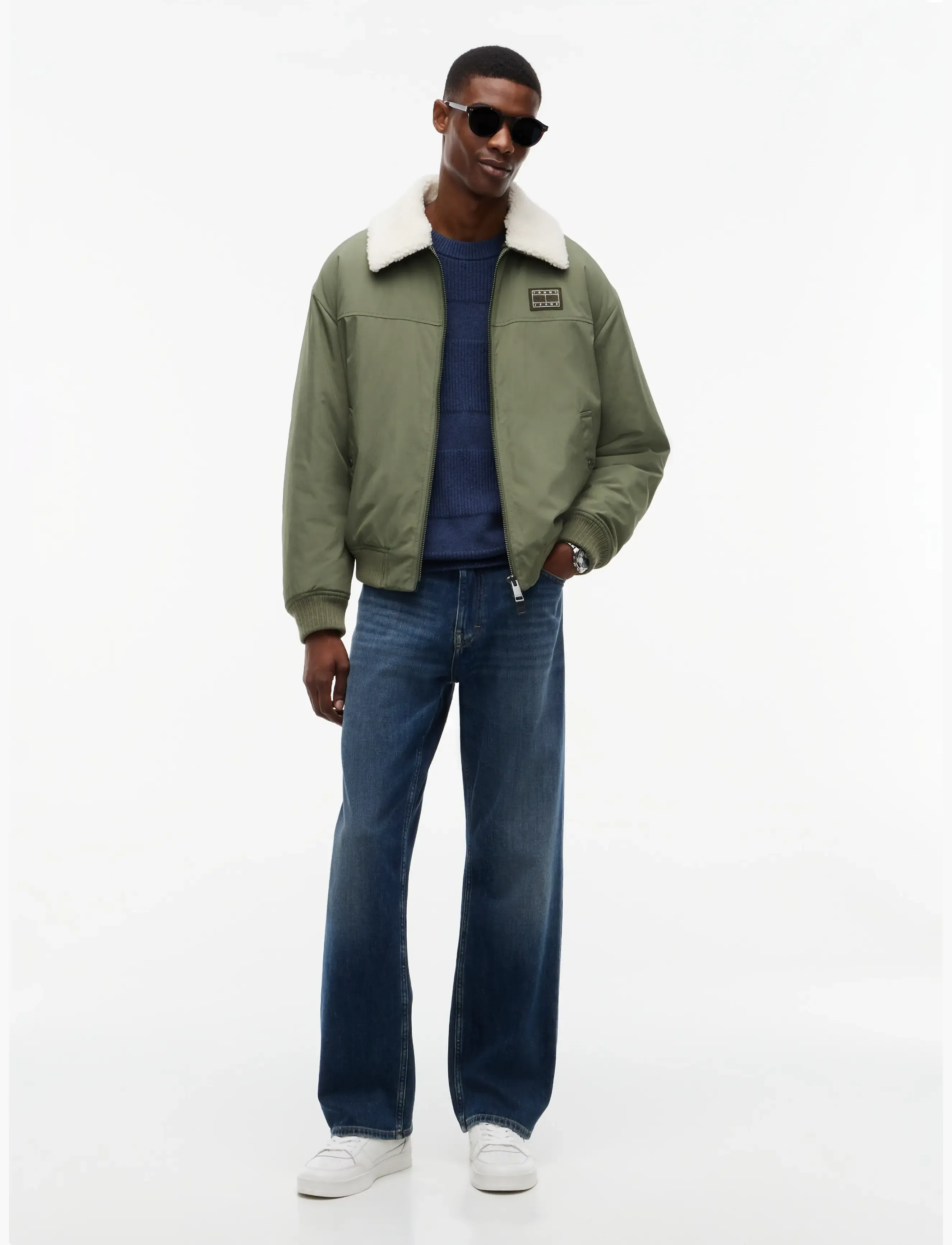Tommy Jeans - TJM FLAG AVIATOR JACKET - rocky mountain - 4