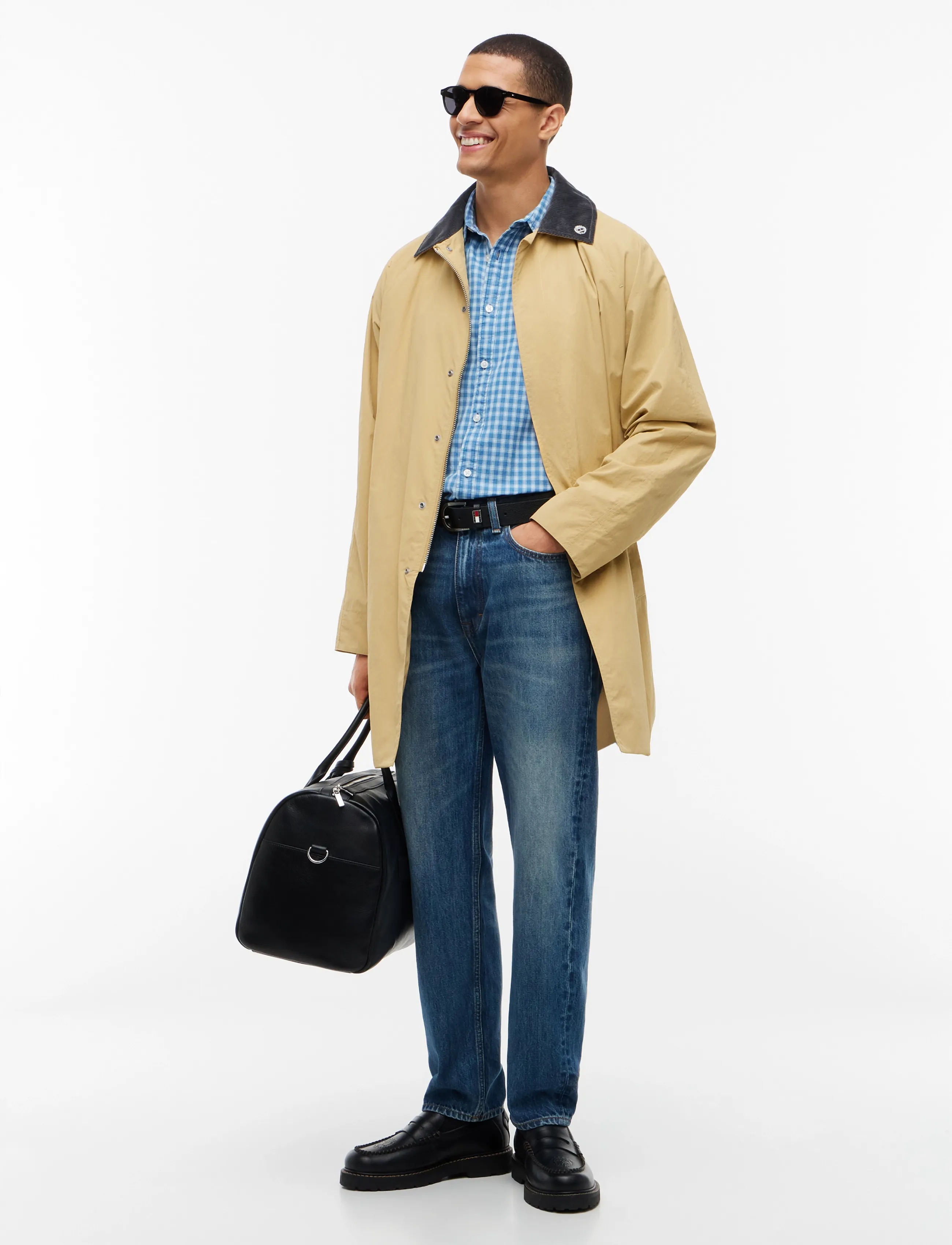 Tommy Jeans TJM CITY LIFE CARCOAT - Lette frakker - SANDY BEIGE / beige