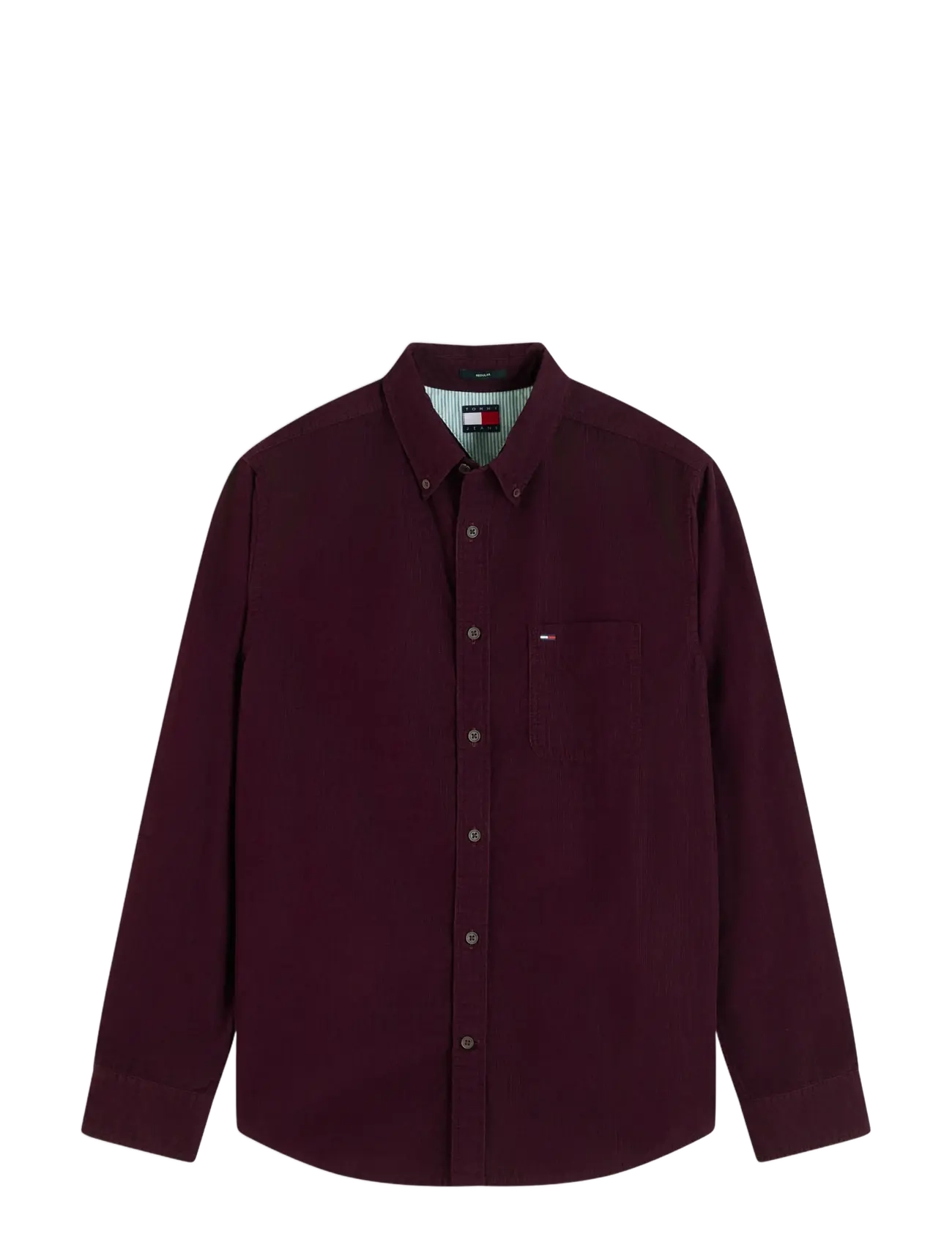 Tommy Jeans - TJM REG BABY CORDUROY SHIRT EXT - freizeithemden - calypso berry - 1