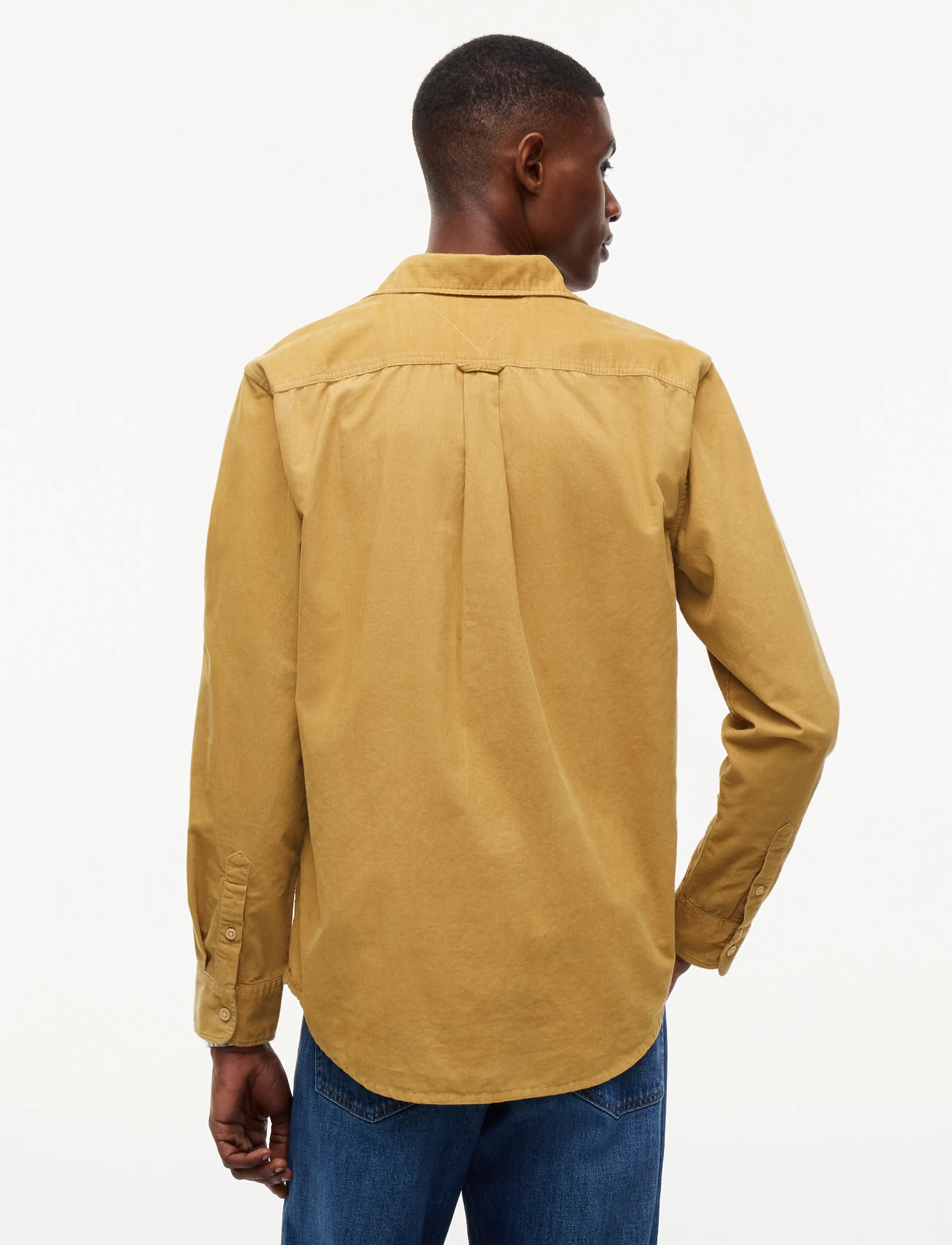 Tommy Jeans - TJM REG BABY CORDUROY SHIRT EXT - vabaajasärgid - sandy beige - 2