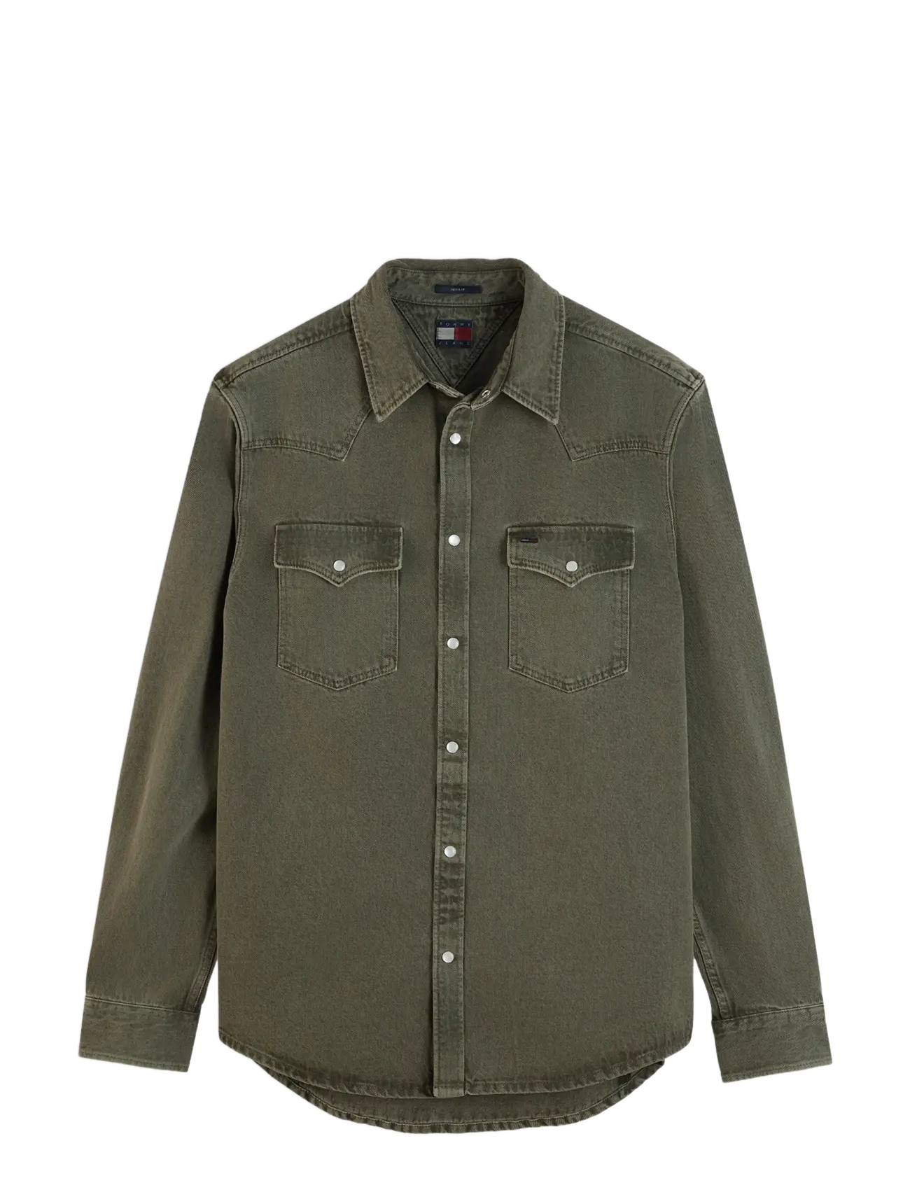Tommy Jeans - TJM REG WASHED WESTERN SHIRT - rocky mountain - 1