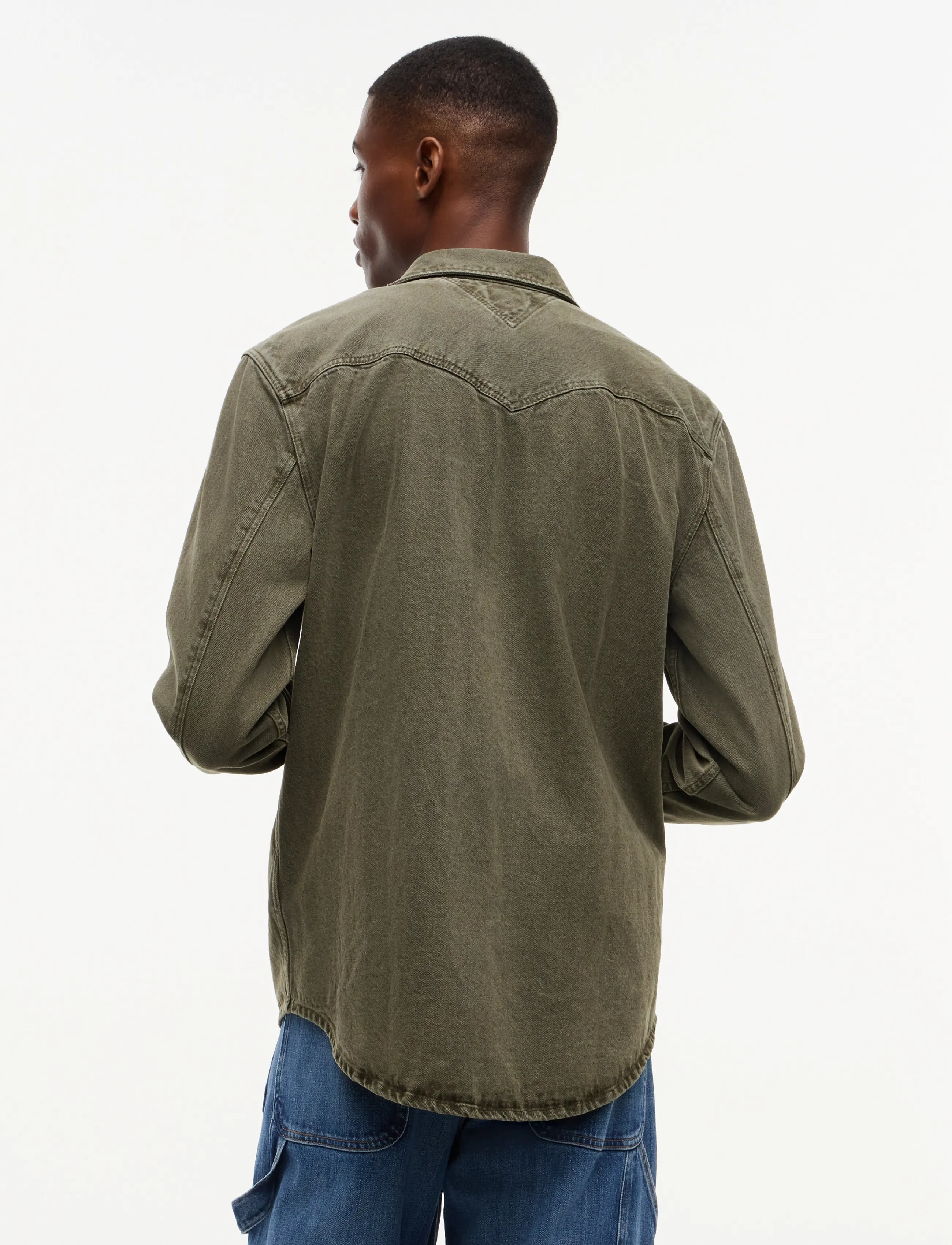 Tommy Jeans - TJM REG WASHED WESTERN SHIRT - rocky mountain - 2