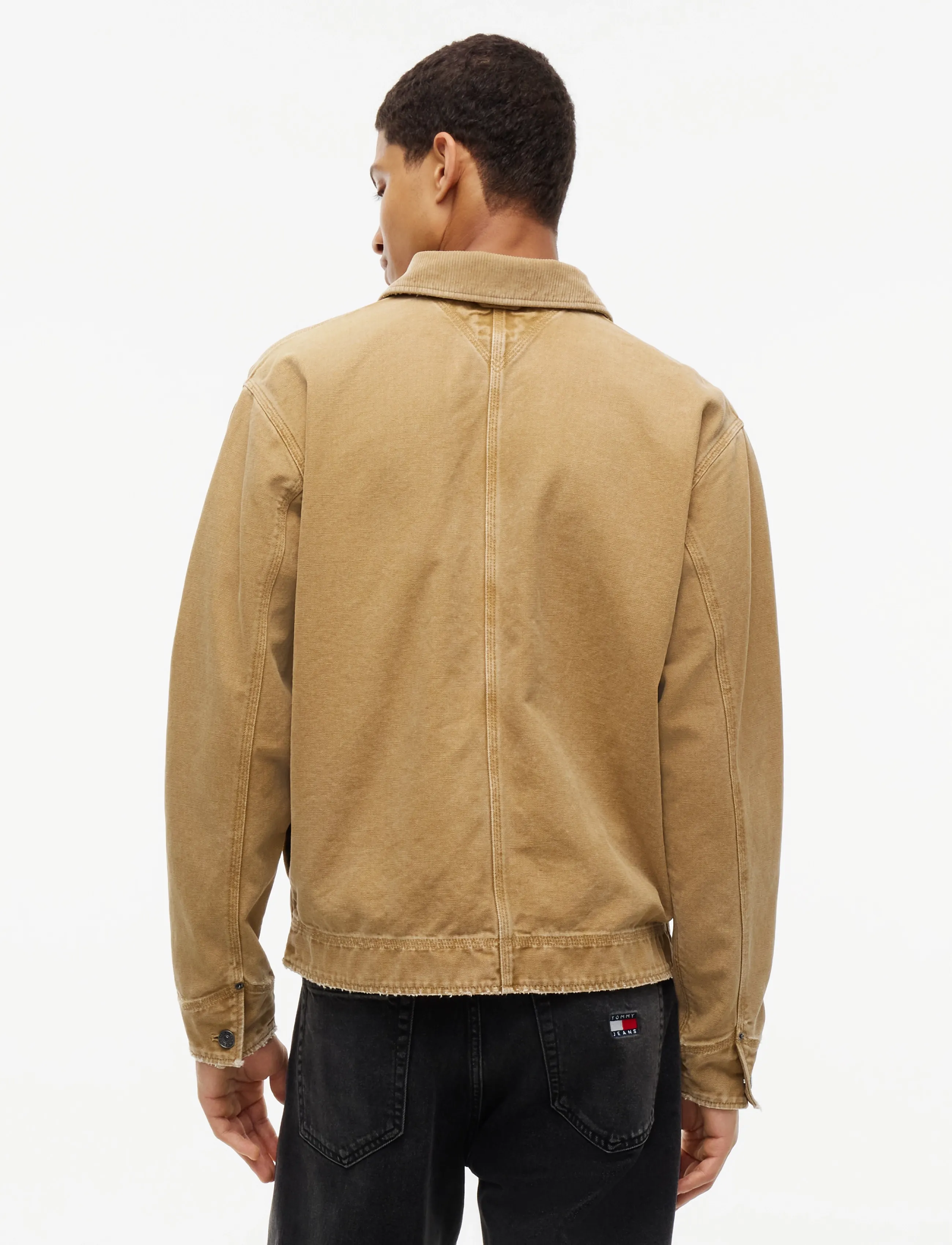 Tommy Jeans - TJM CORD COLLAR CANVAS OVS EXT - sandy beige - 2