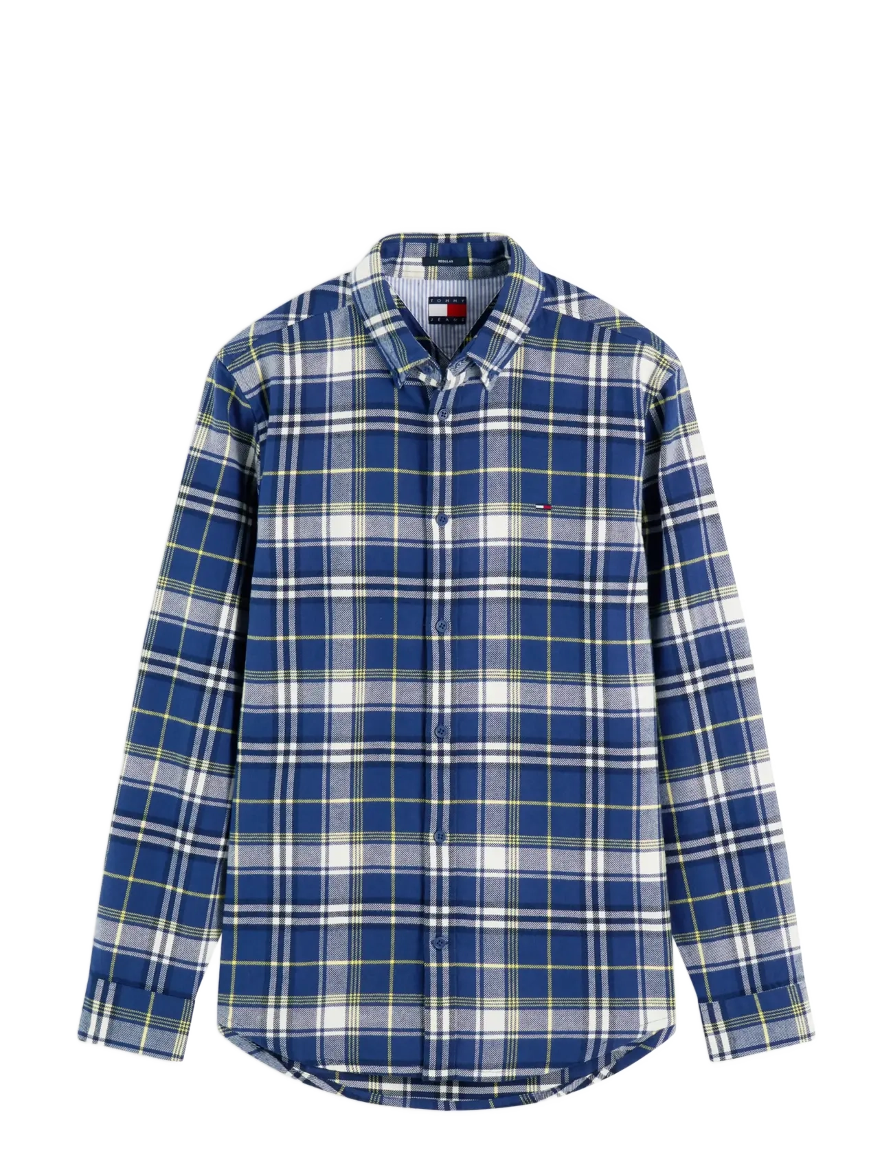 Tommy Jeans TJM REG FLANNEL CHECK SHIRT EXT - Clothing - BASIC NAVY CHECK / navy