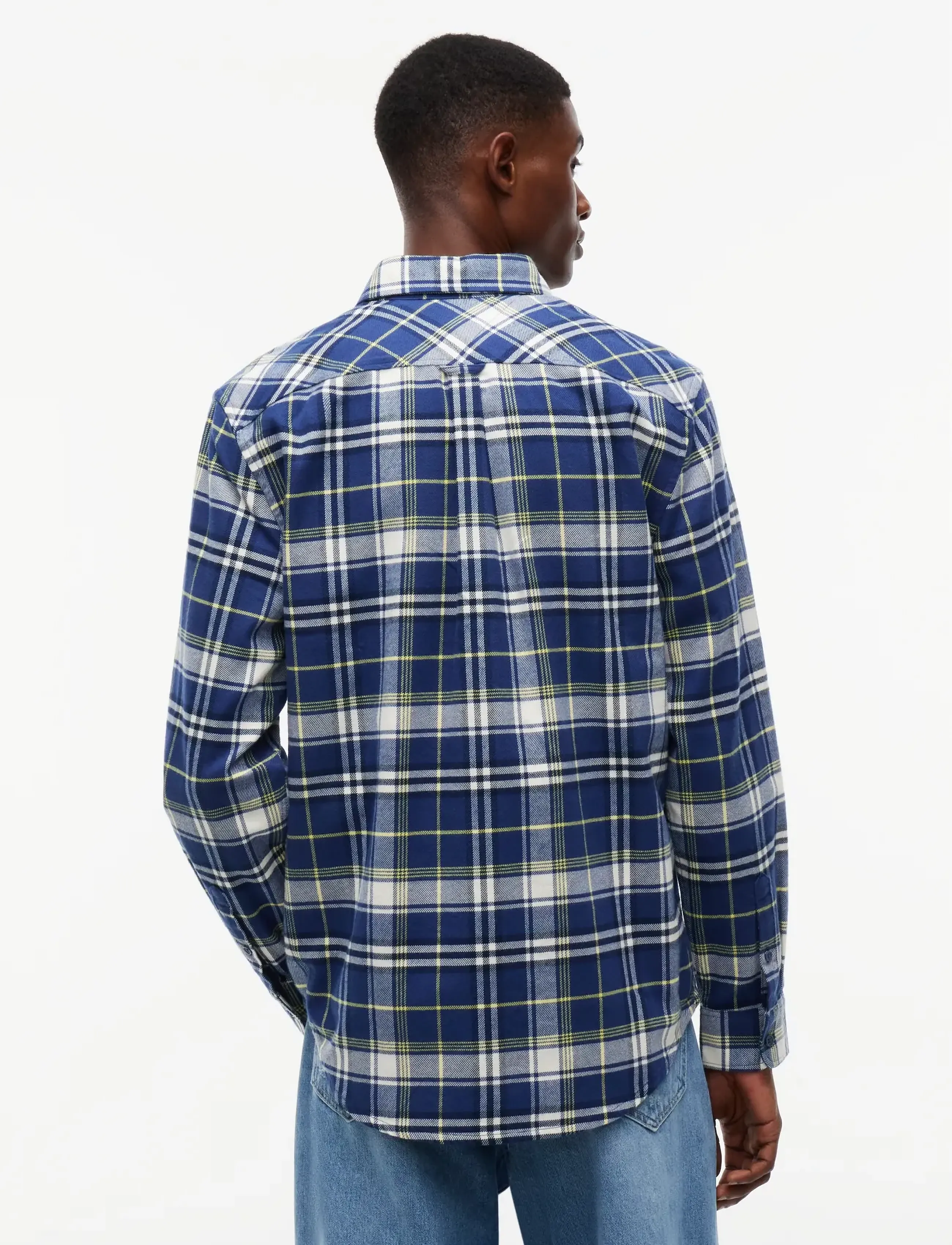 Tommy Jeans - TJM REG FLANNEL CHECK SHIRT EXT - karierte hemden - basic navy check - 2
