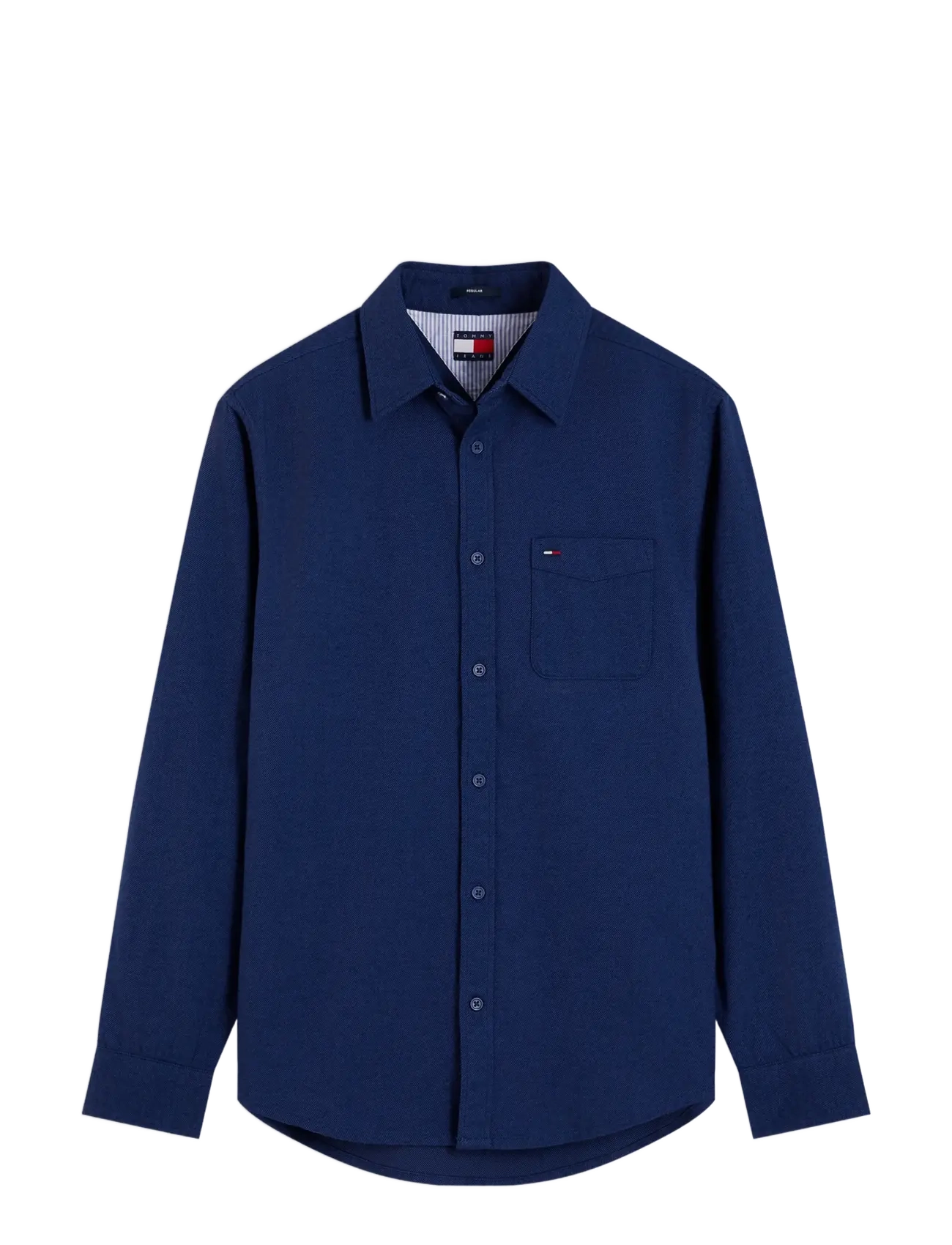 Tommy Jeans TJM REG FLANNEL SHIRT EXT - Farkkupaidat - BASIC NAVY / navy