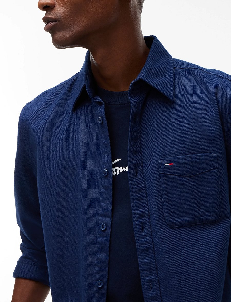 Tommy Jeans - TJM REG FLANNEL SHIRT EXT - flanell-hemden - basic navy - 3