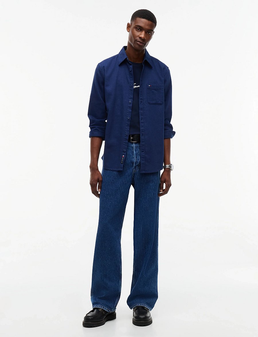 Tommy Jeans - TJM REG FLANNEL SHIRT EXT - flanell-hemden - basic navy - 4