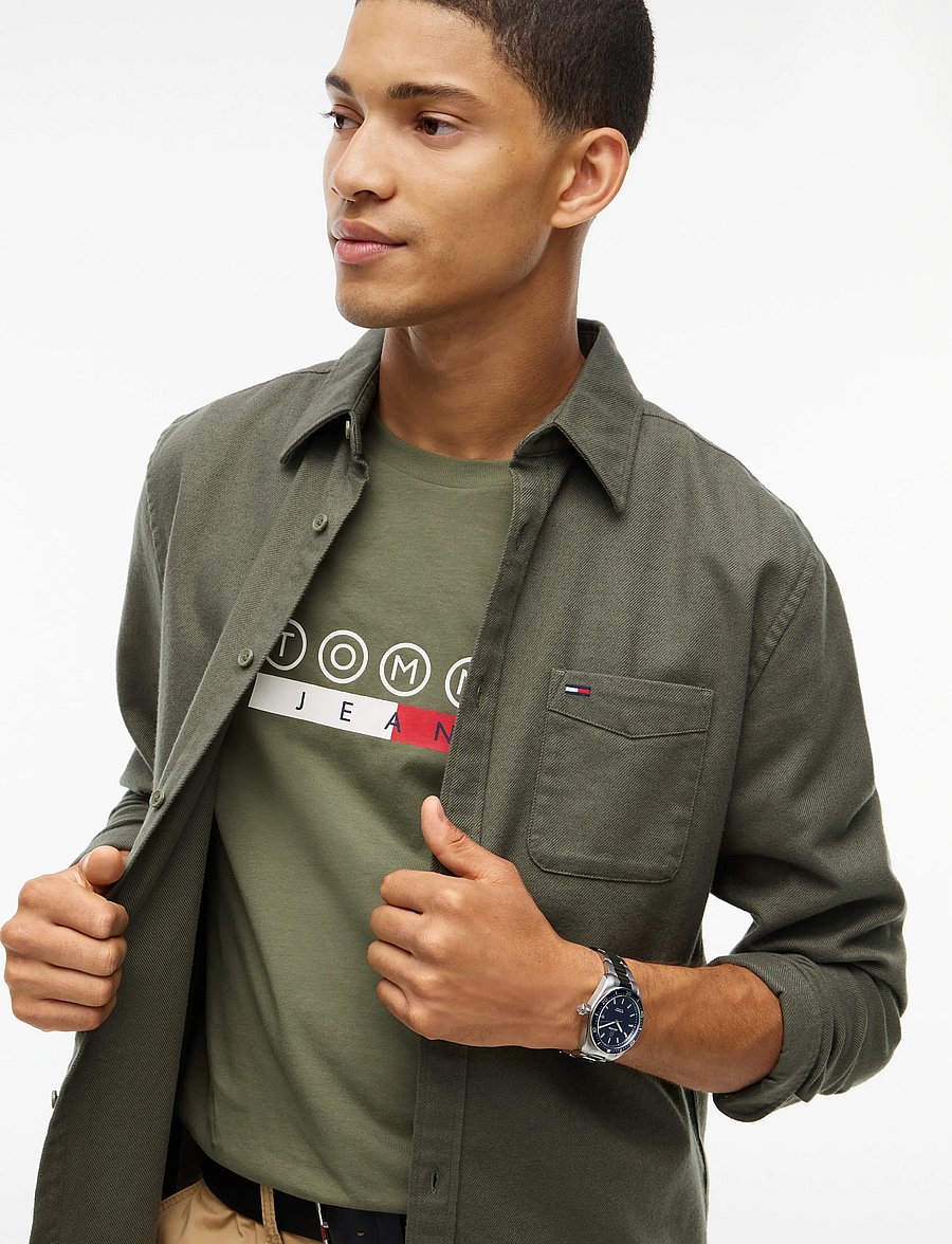 Tommy Jeans - TJM REG FLANNEL SHIRT EXT - flanell-hemden - rocky mountain - 3