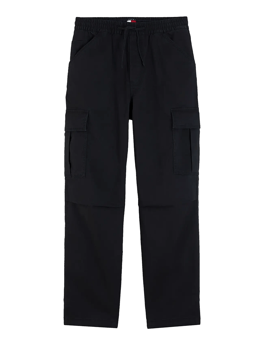 Tommy Jeans - TJM SONNY STRETCH CARGO JOG PANT - cargohosen - black - 1