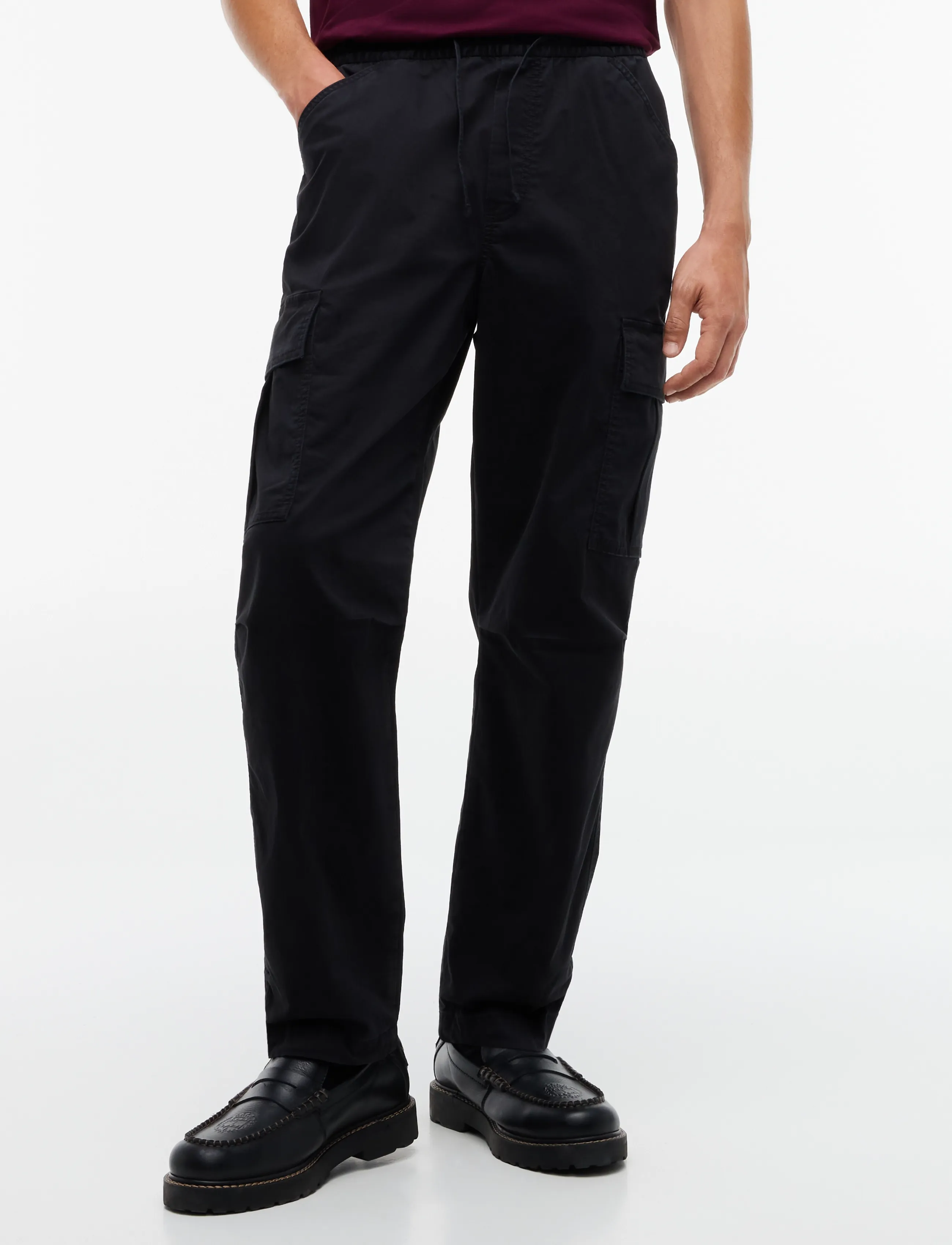 Tommy Jeans TJM SONNY STRETCH CARGO JOG PANT - Kleidung - BLACK / black
