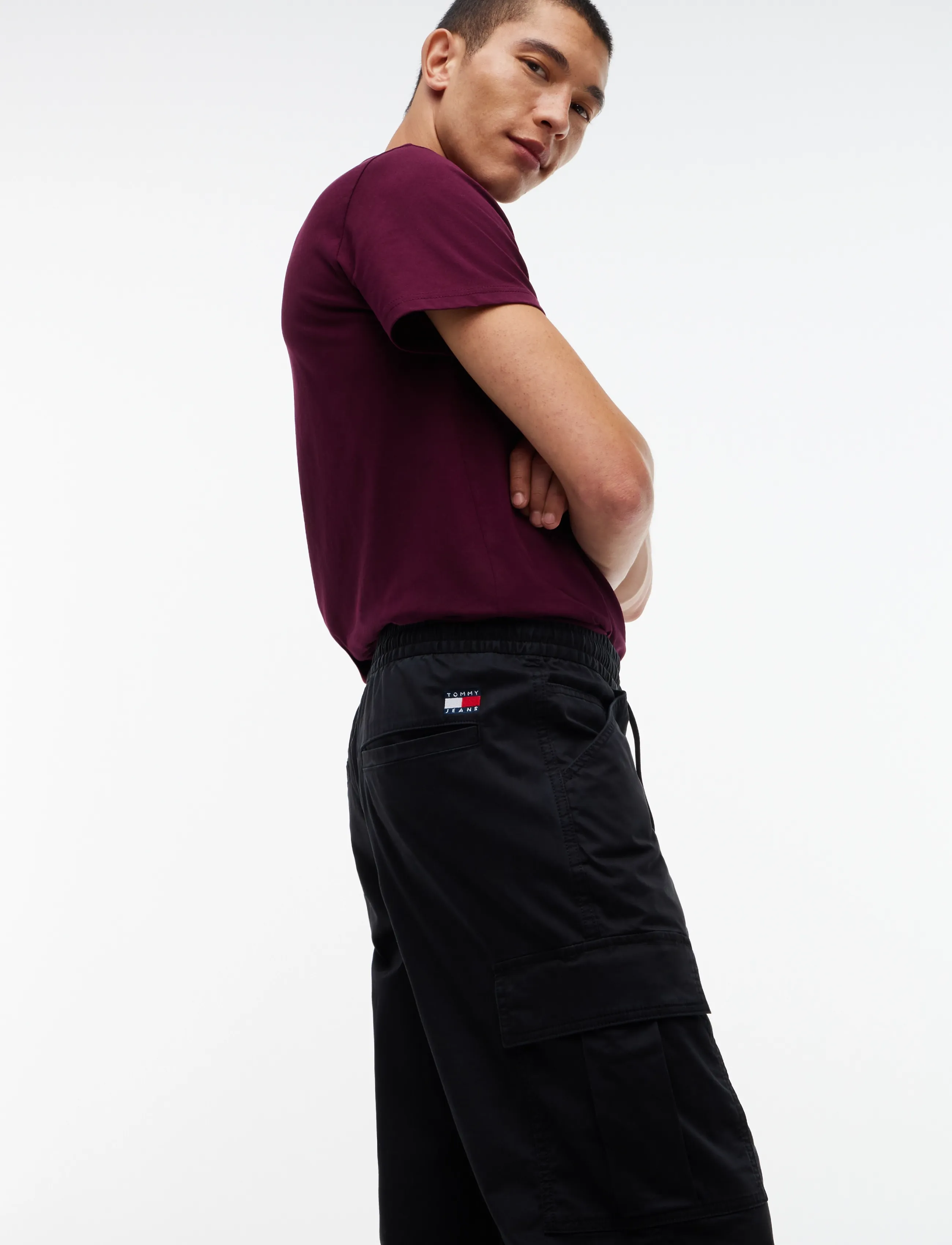 Tommy Jeans - TJM SONNY STRETCH CARGO JOG PANT - cargohosen - black - 4