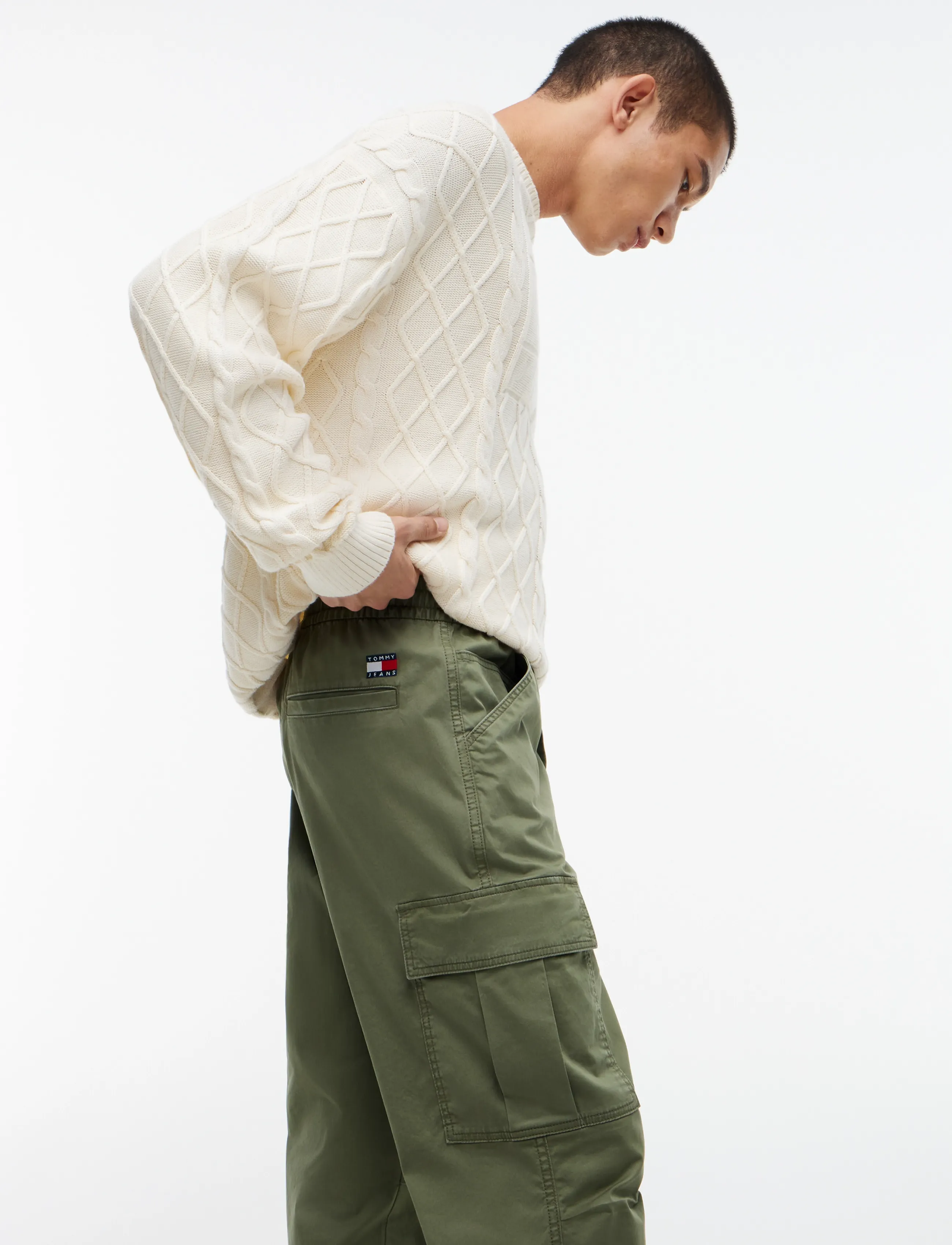 Tommy Jeans - TJM SONNY STRETCH CARGO JOG PANT - cargo-püksid - rocky mountain - 4