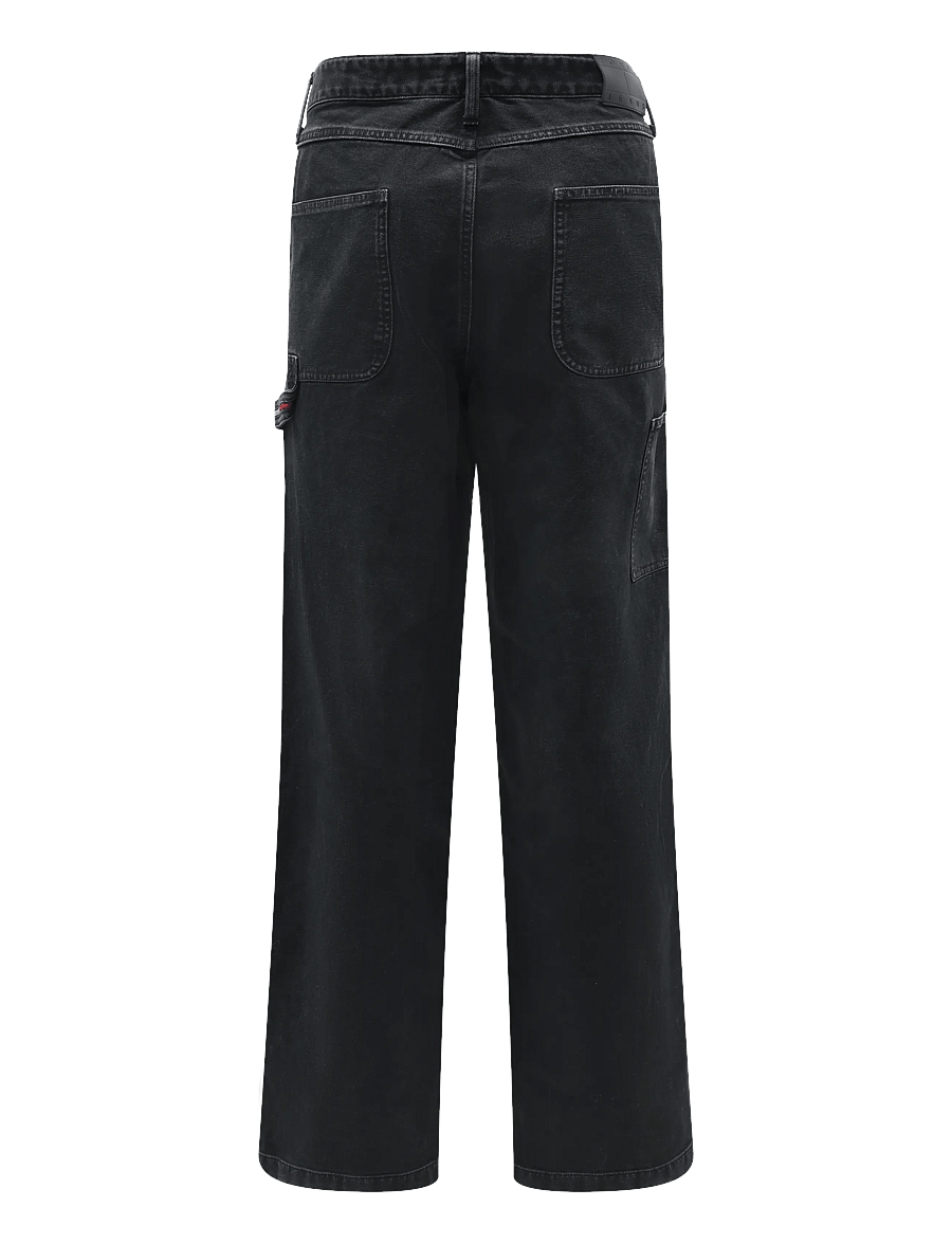 Tommy Jeans - TJM JAIMIE CARPENTER PANT - loose jeans - black - 1