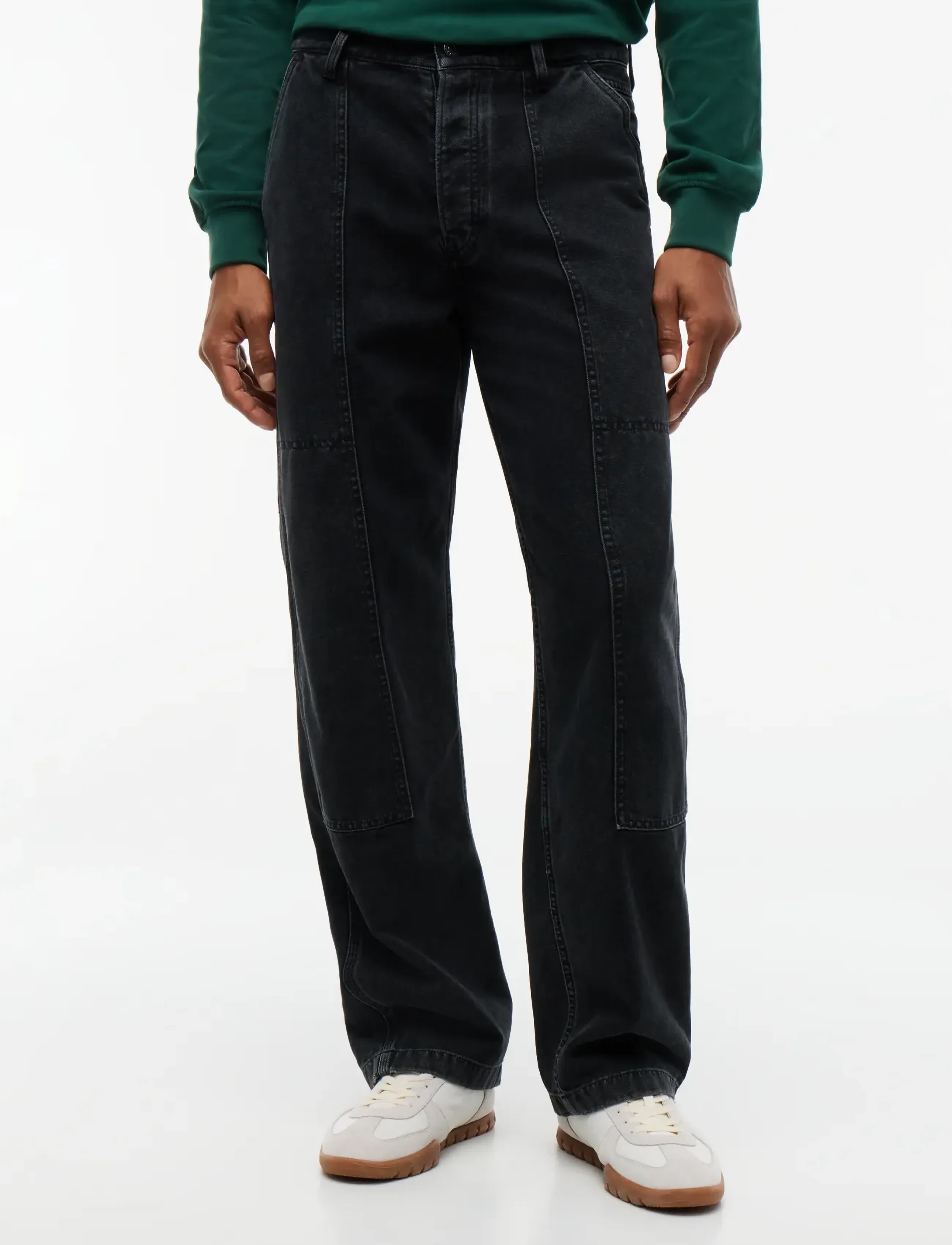 Tommy Jeans TJM JAIMIE CARPENTER PANT - Kleidung - BLACK / black