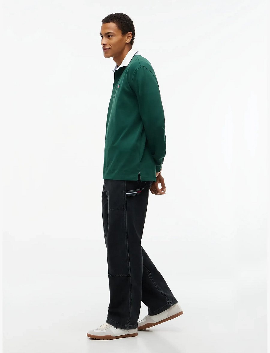 Tommy Jeans - TJM JAIMIE CARPENTER PANT - weite jeans - black - 5