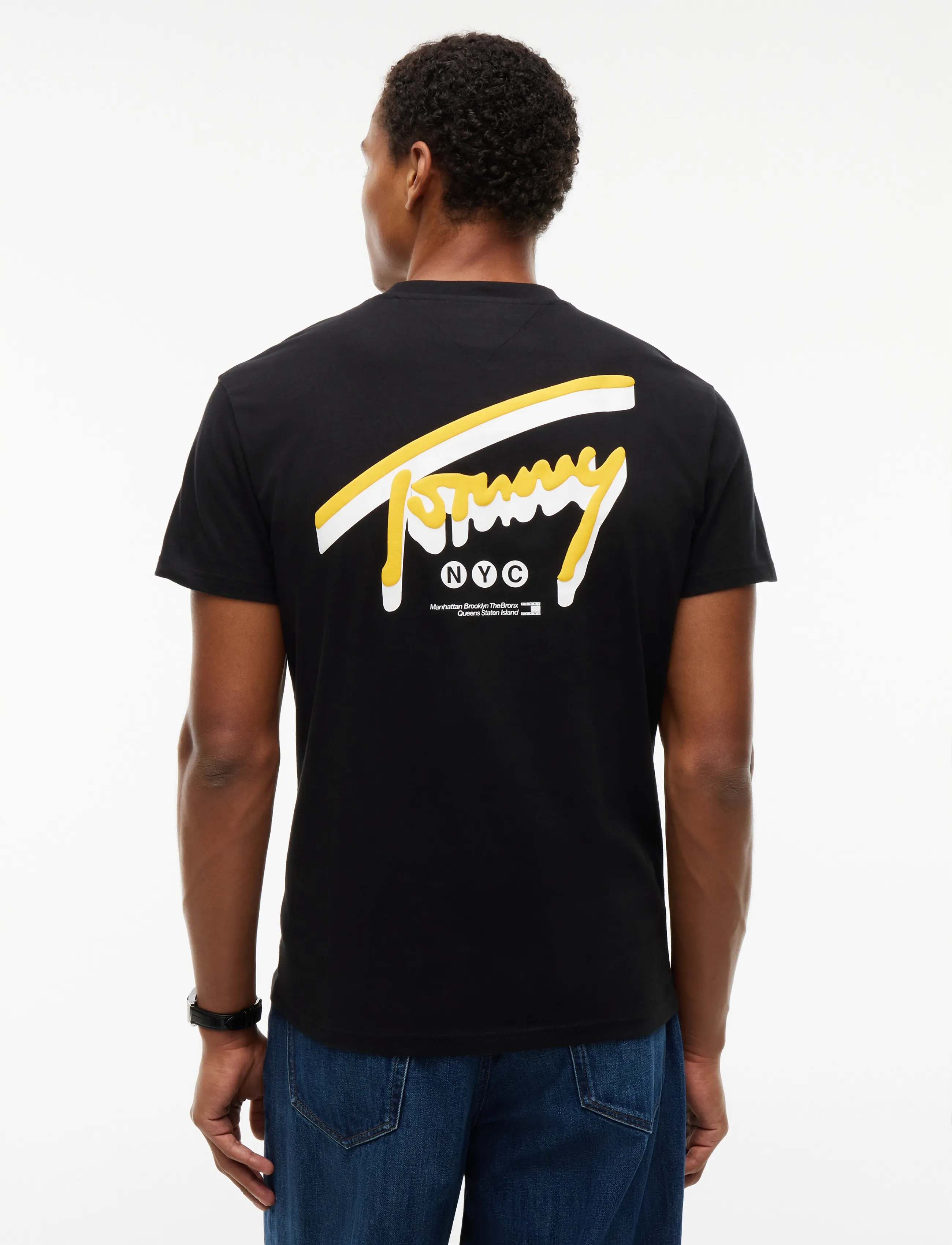 Tommy Jeans - TJM REG SIGN BACKPRINT TEE EXT - black - 2