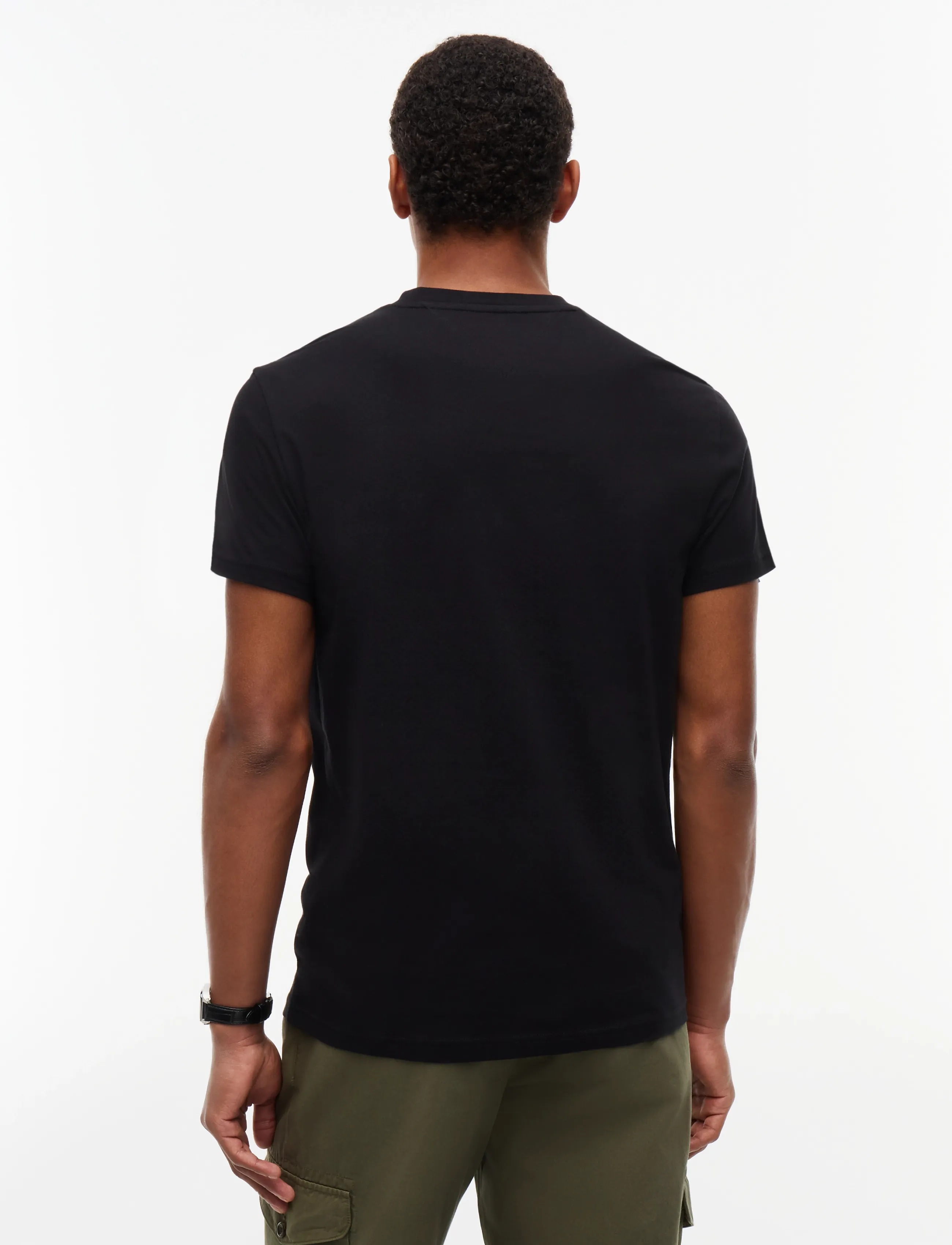 Tommy Jeans - TJM SLIM SIGNATURE CHEST TEE EXT - black - 2