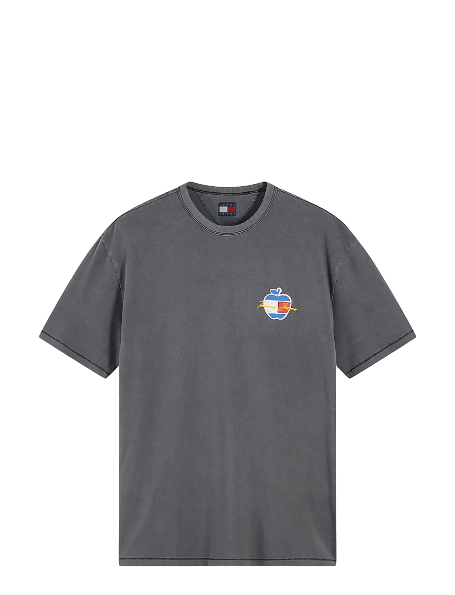 Tommy Jeans - TJM GRAPHIC TEE - kurzärmelige t-shirts - black - 0