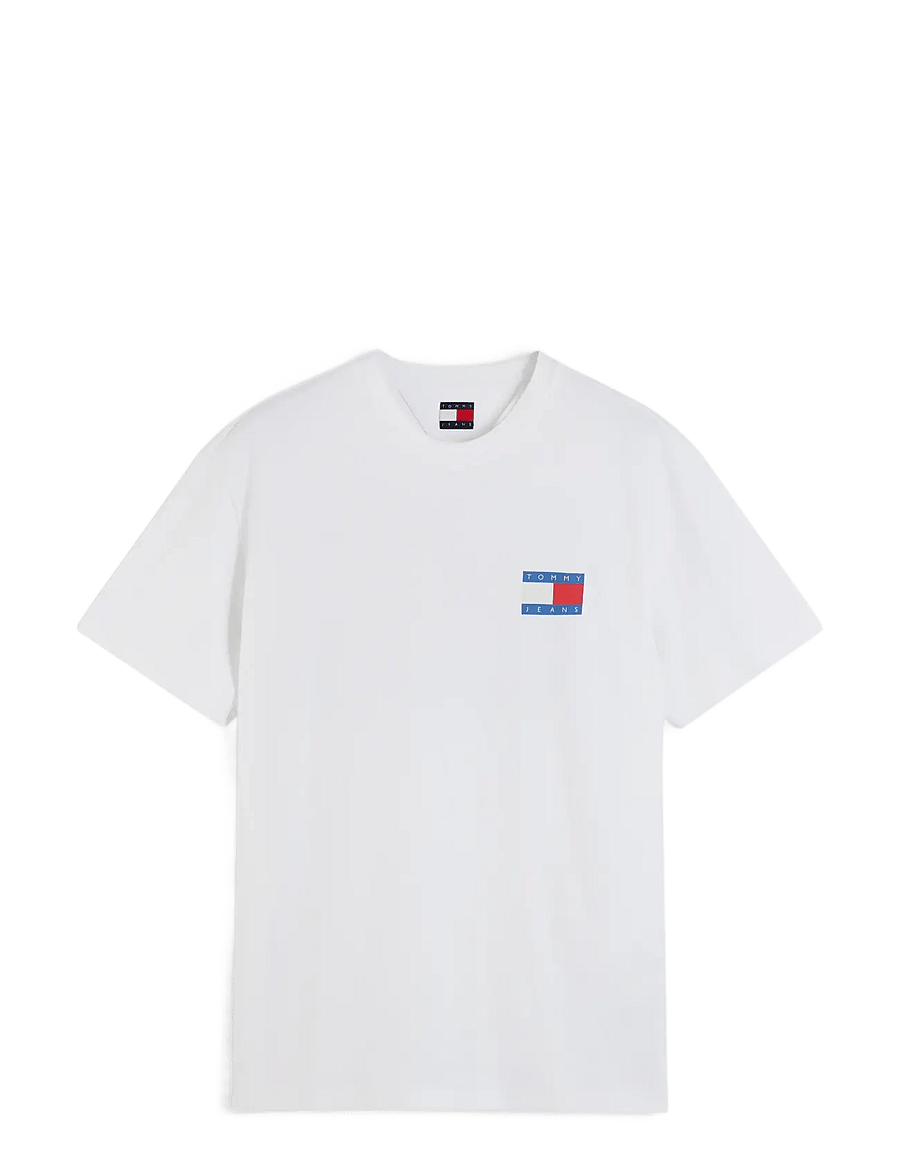 Tommy Jeans - TJM RLX VINTAGE TEE EXT - short-sleeved t-shirts - ecru - 1