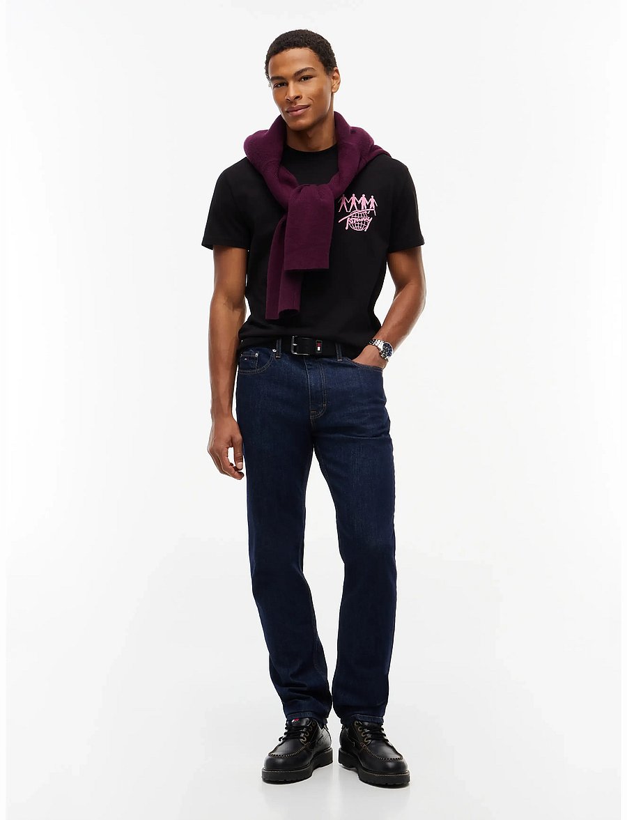 Tommy Jeans - TJM REG NYC NOVELTY TEE EXT - kortärmade t-shirts - black - 4