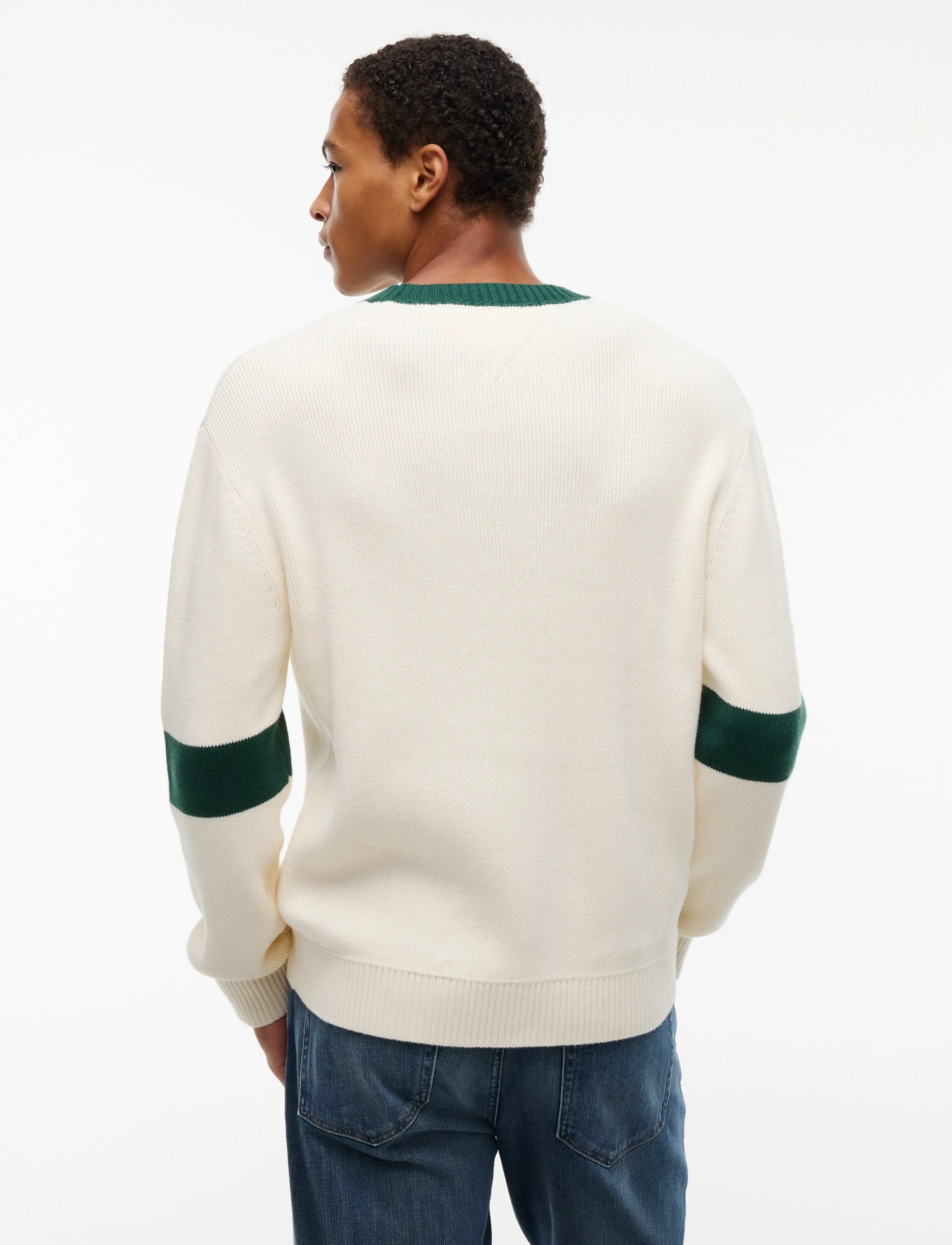 Tommy Jeans - TJM REG NEW CLASSICS SWEATER EXT - Ümara kaelusega - cream - 2