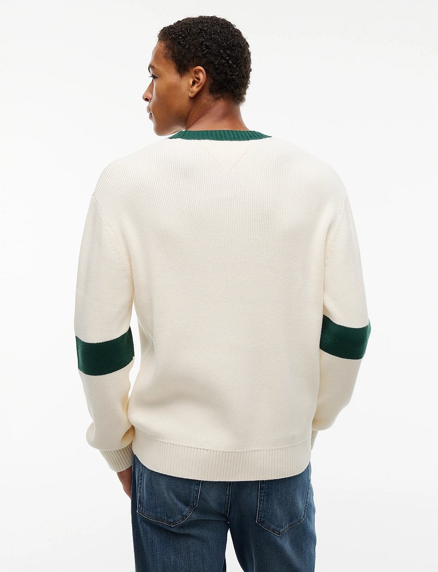 Tommy Jeans - TJM REG NEW CLASSICS SWEATER EXT - Ümara kaelusega - cream - 2