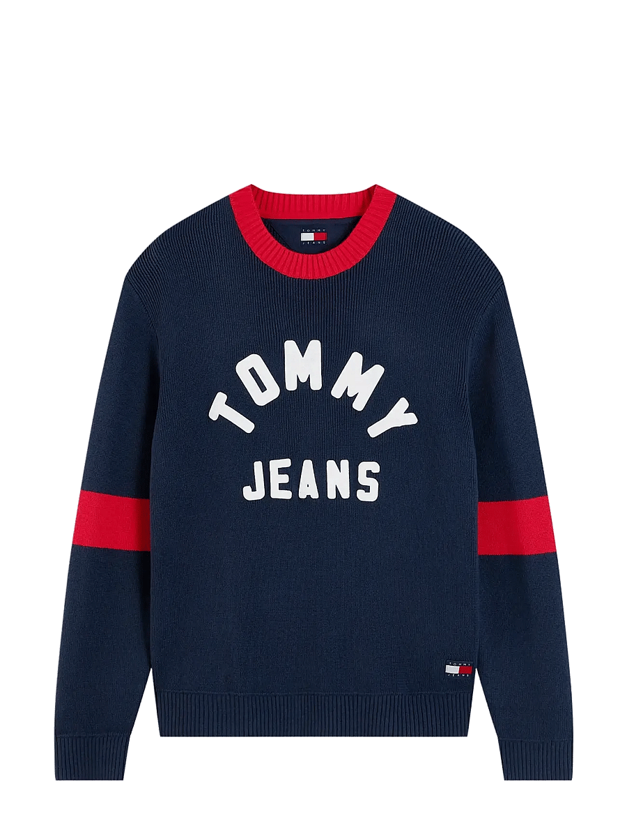 Tommy Jeans - TJM REG NEW CLASSICS SWEATER EXT - Ümara kaelusega - dark blue - 1