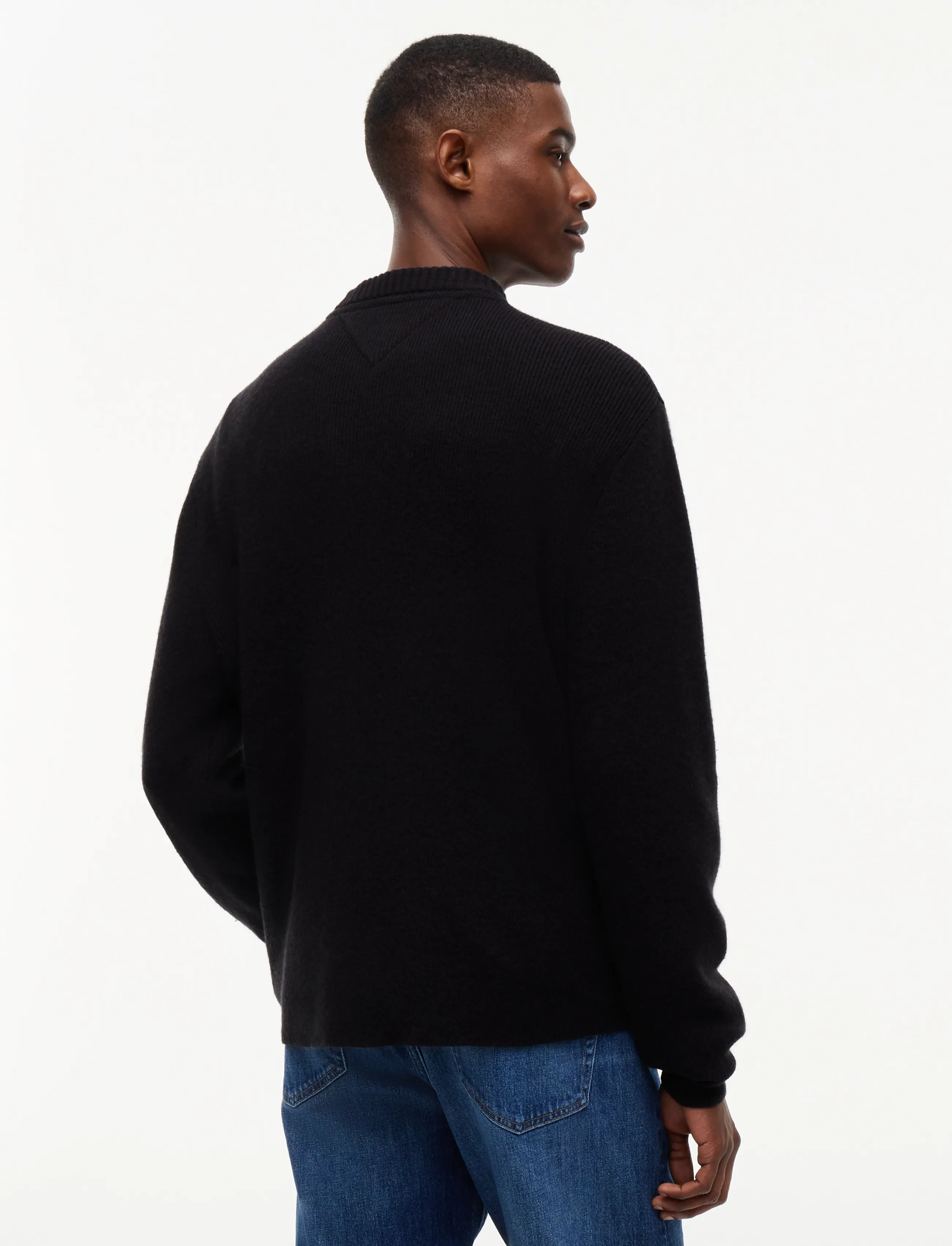 Tommy Jeans - TJM REG WOOL MIX SWEATER - black - 2