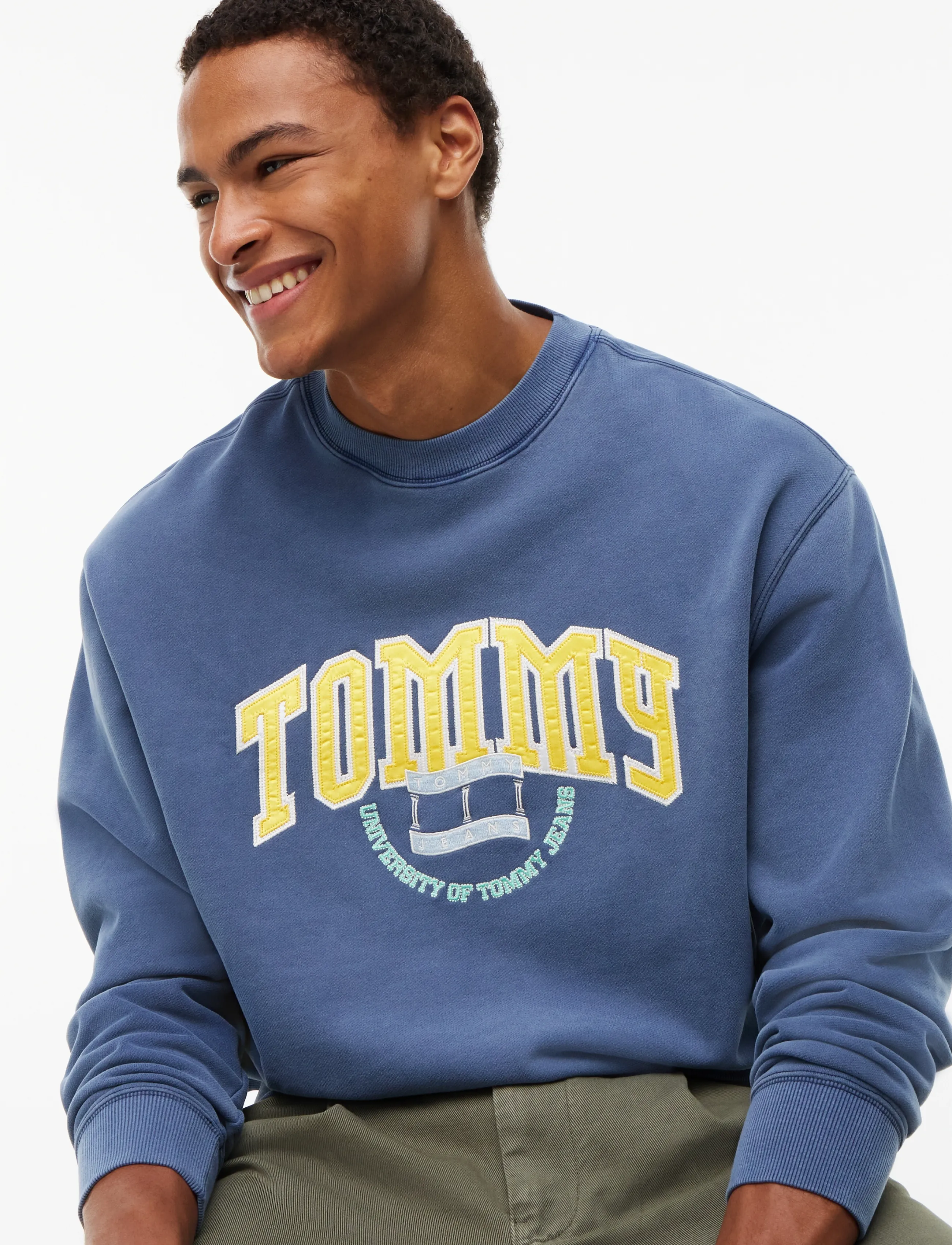 Tommy Jeans - TJM RLX VARSITY CREST CNCK - dark blue - 3
