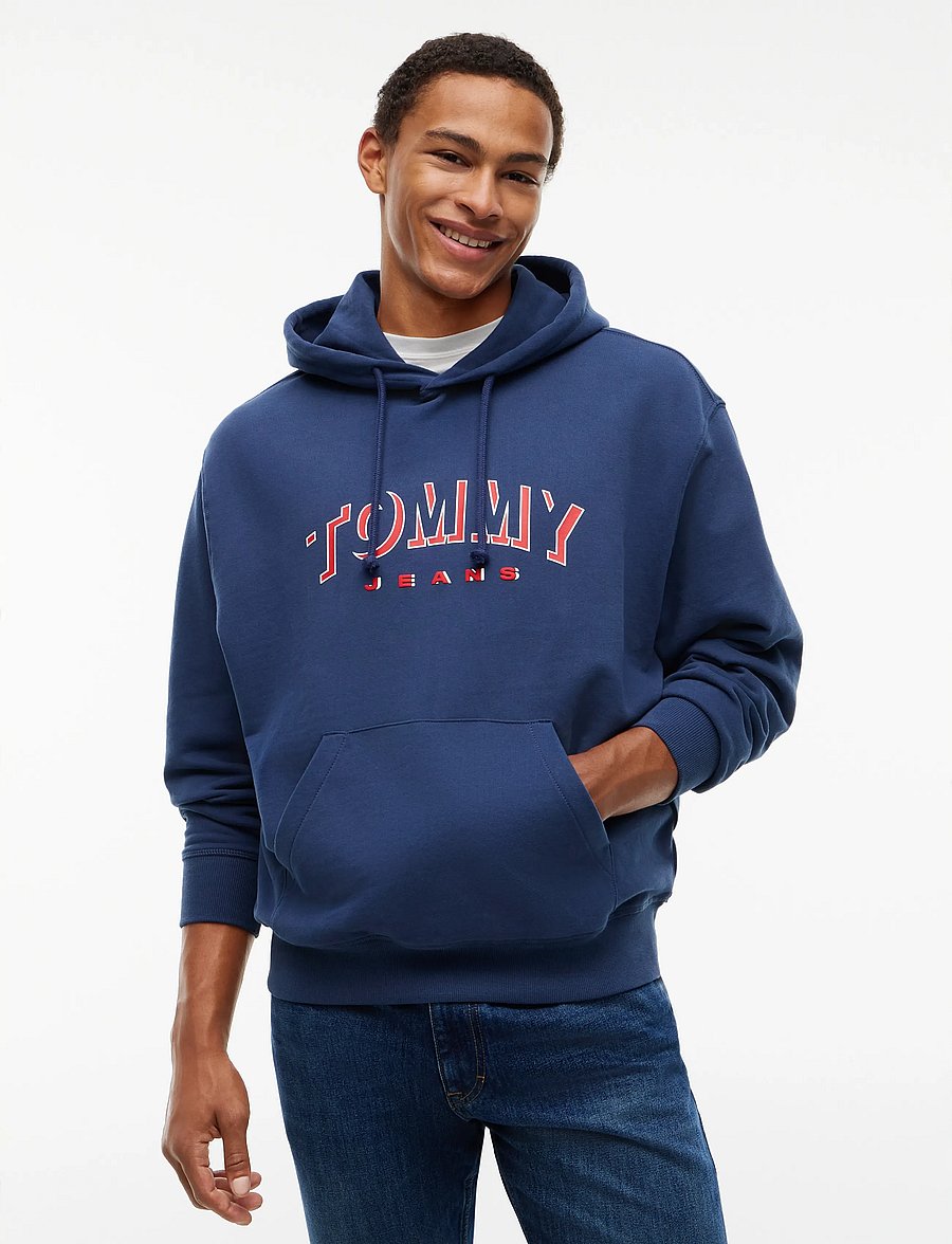 Tommy Jeans - TJM RLX TOMMY DNA HOODIE EXT - kapuzenpullover - basic navy - 0