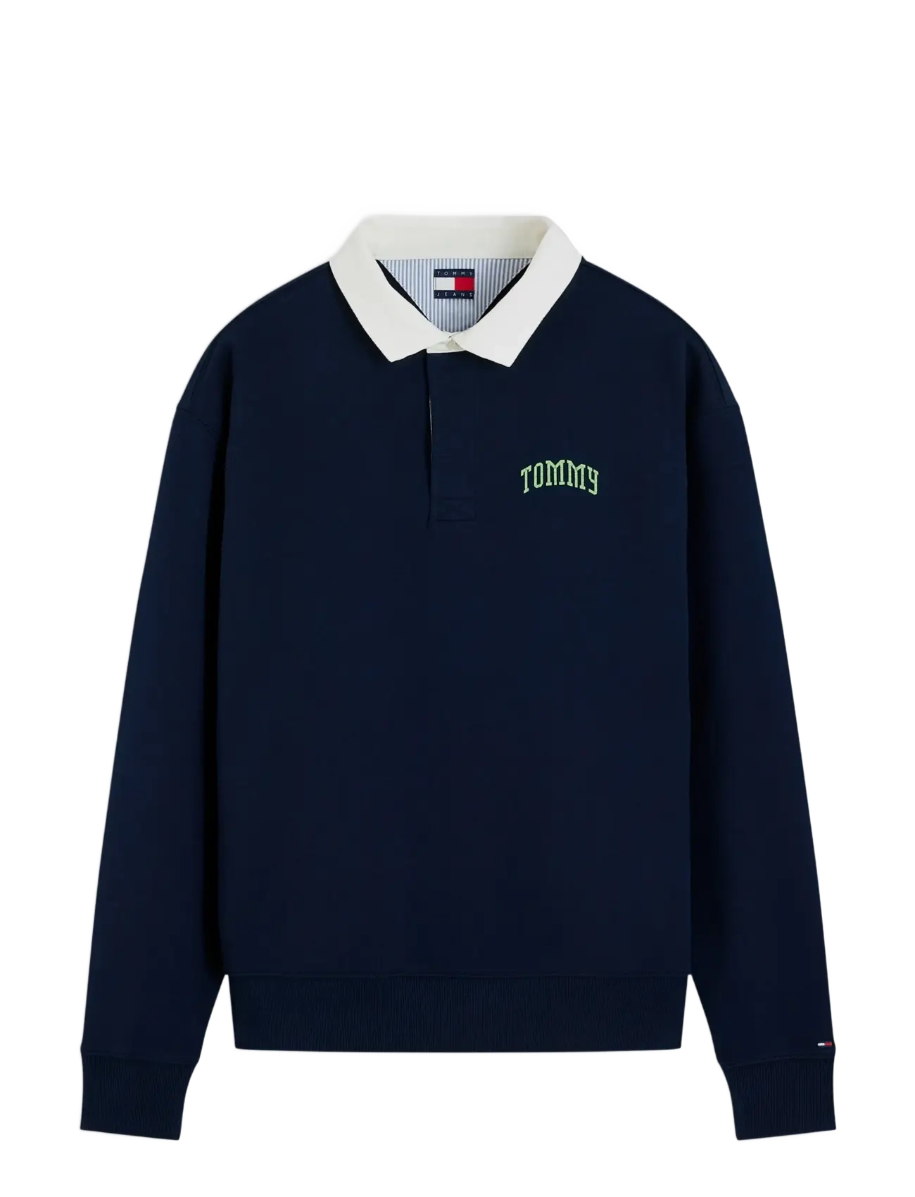 Tommy Jeans - TJM RLX TOMMY RUGBY EXT - langærmede poloer - dark blue - 1